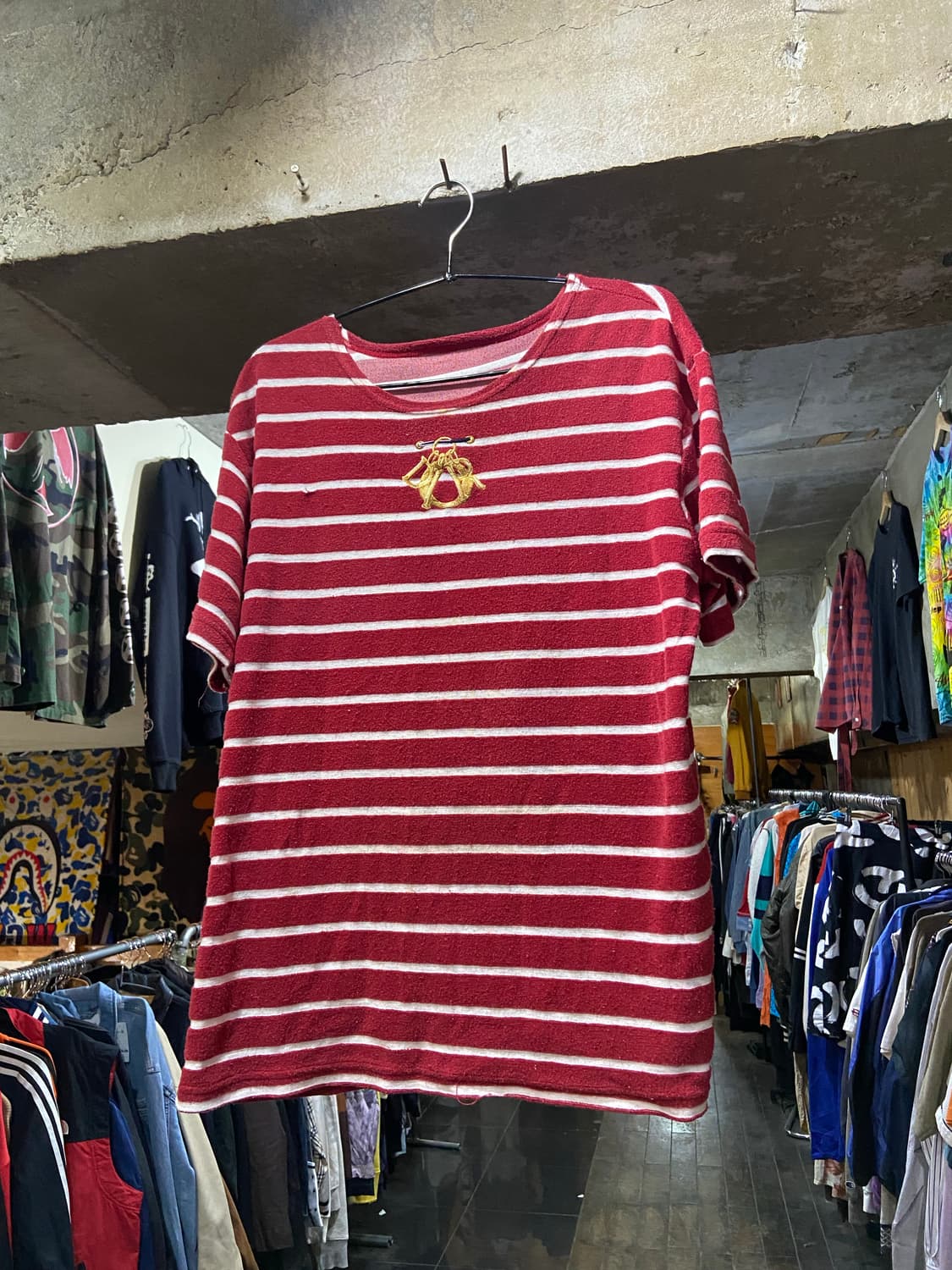 90s Christian Dior 크리스찬 디올 테리 원단 티셔츠 상품이미지2