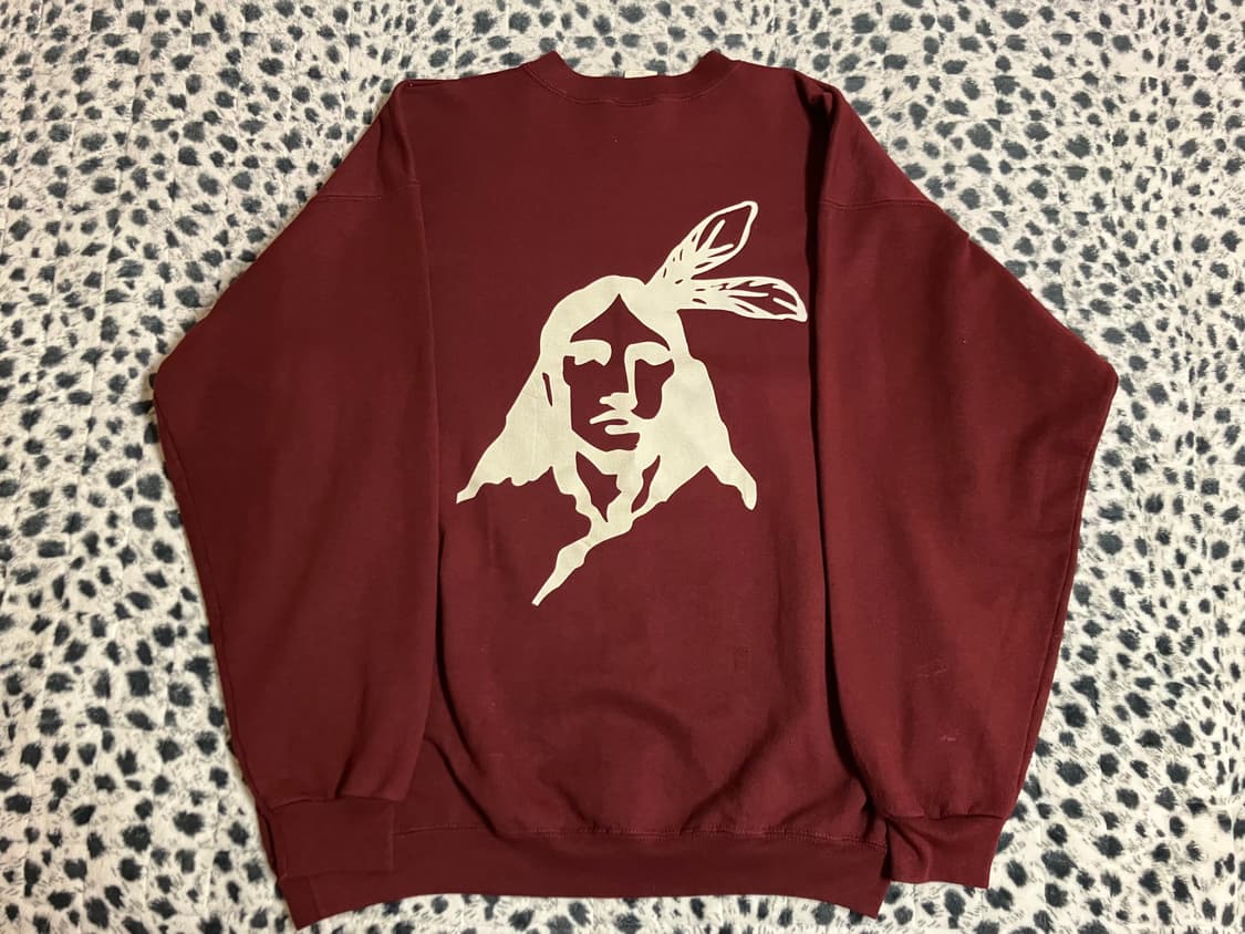 멕시코산 빈티지 챔피온 50/50 버건디 스웻셔츠 XL 105 상품이미지2