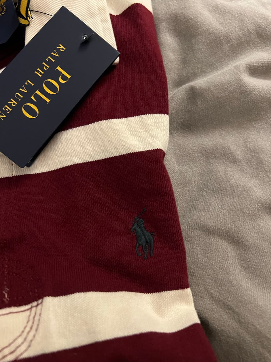 폴로 랄프로렌 럭비티 반팔티 S 상품이미지4