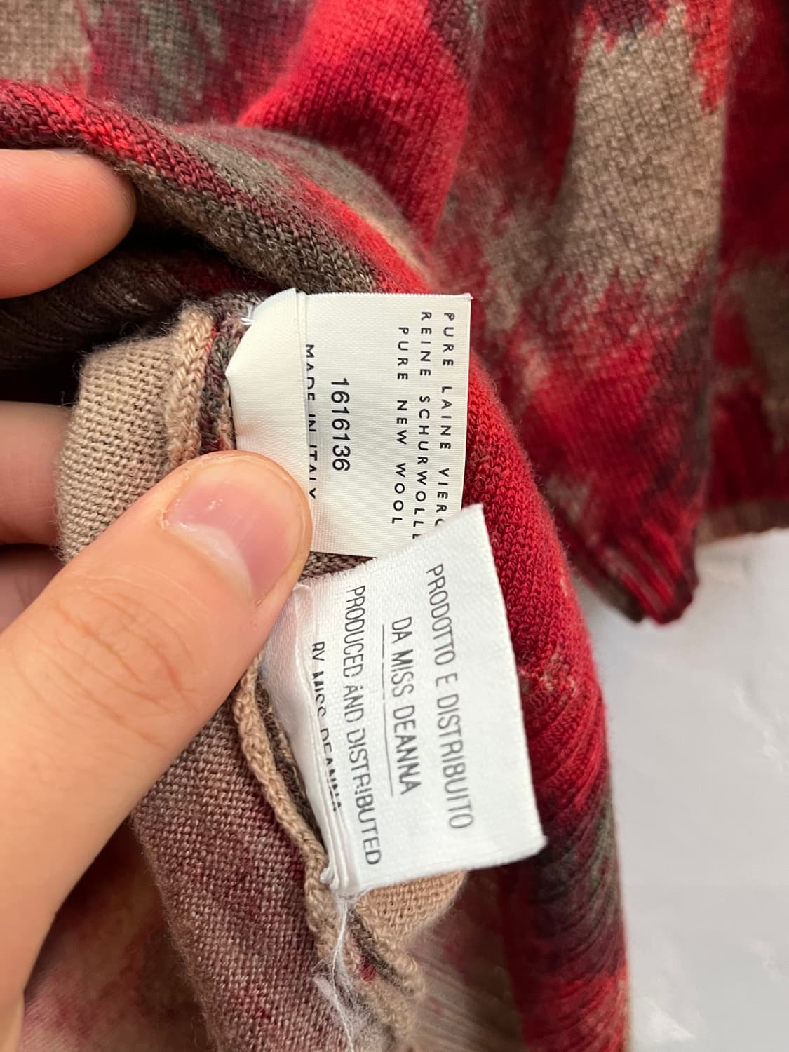 Valentino 로즈 반팔 울 니트 42 상품이미지6