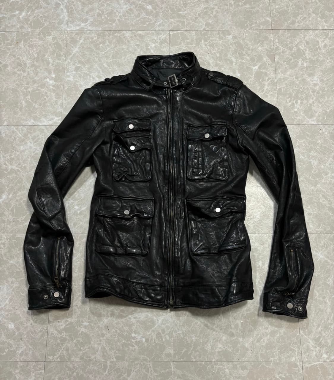 빈티지 램스킨 가죽자켓 상품이미지1