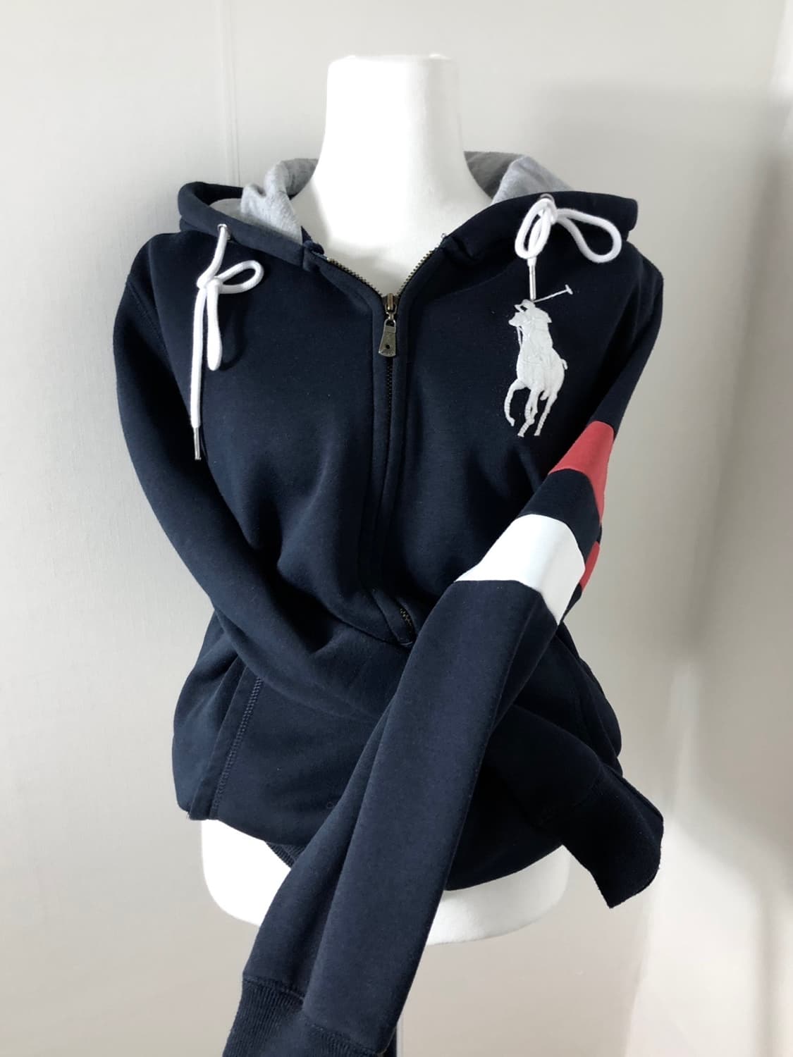폴로 빅포니 네이비 후드집업 상품이미지1