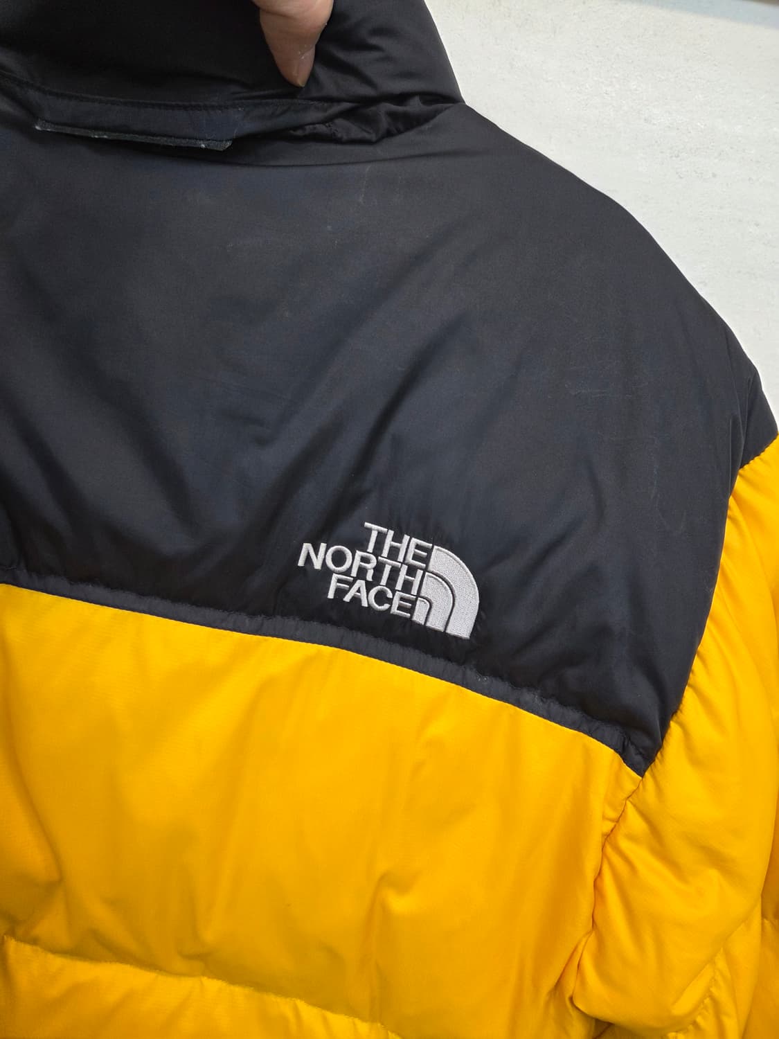 노스페이스 700 눕시 구스다운 패딩 노랑검 95 상품이미지7
