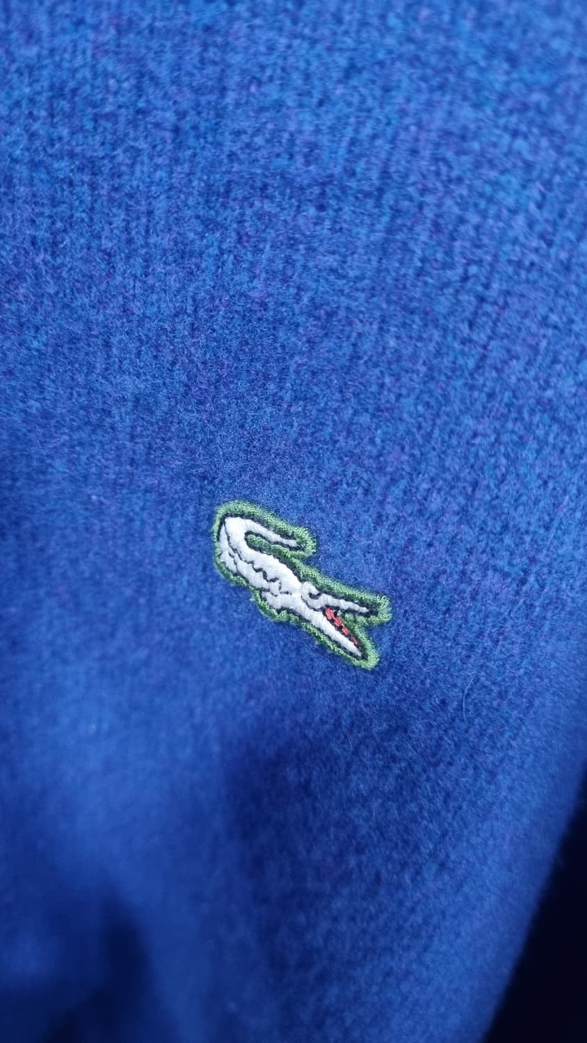 라코스테 라이브 유니섹스 파란색 울혼방 니트 xL 상태좋음 상품이미지2