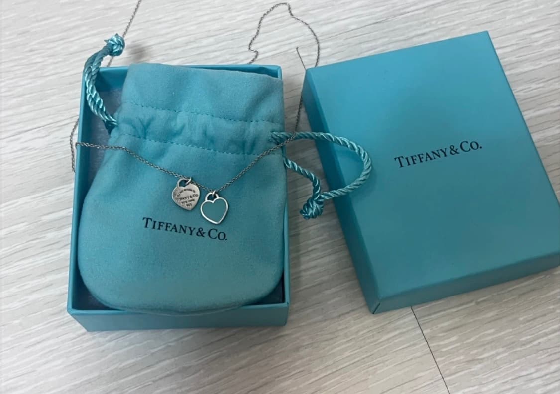 교환하실 분!! 티파니앤코 리턴투 더블하트 목걸이 상품이미지1