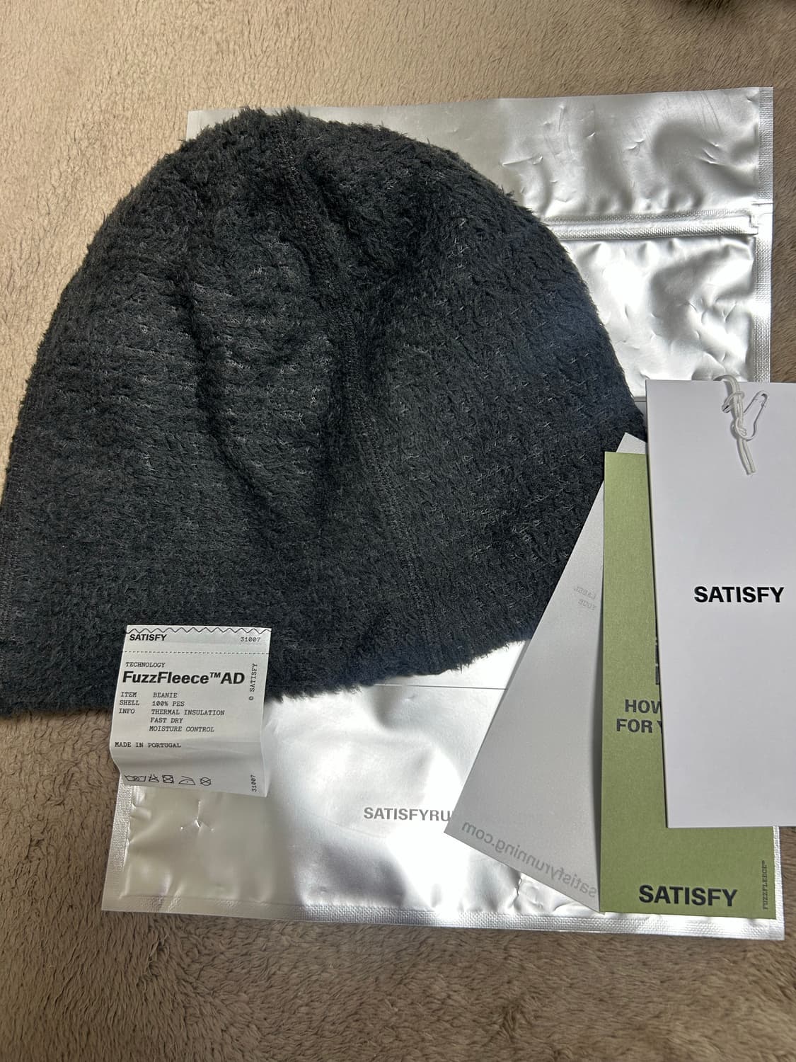 새티스파이 퍼즈 플리스 비니 니트 모자 상품이미지1