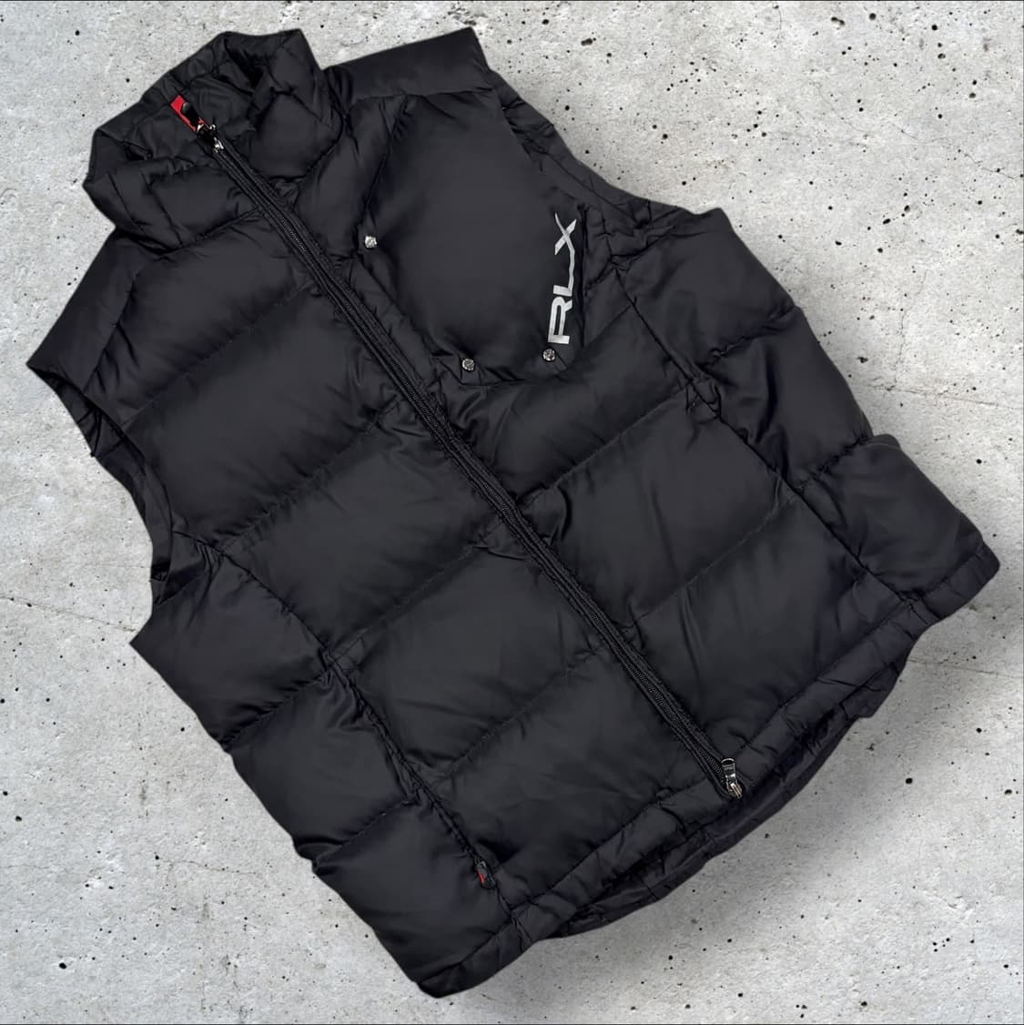 [L] 폴로 RLX 랄프로렌 블랙 패딩 조끼 베스트 B982 상품이미지1