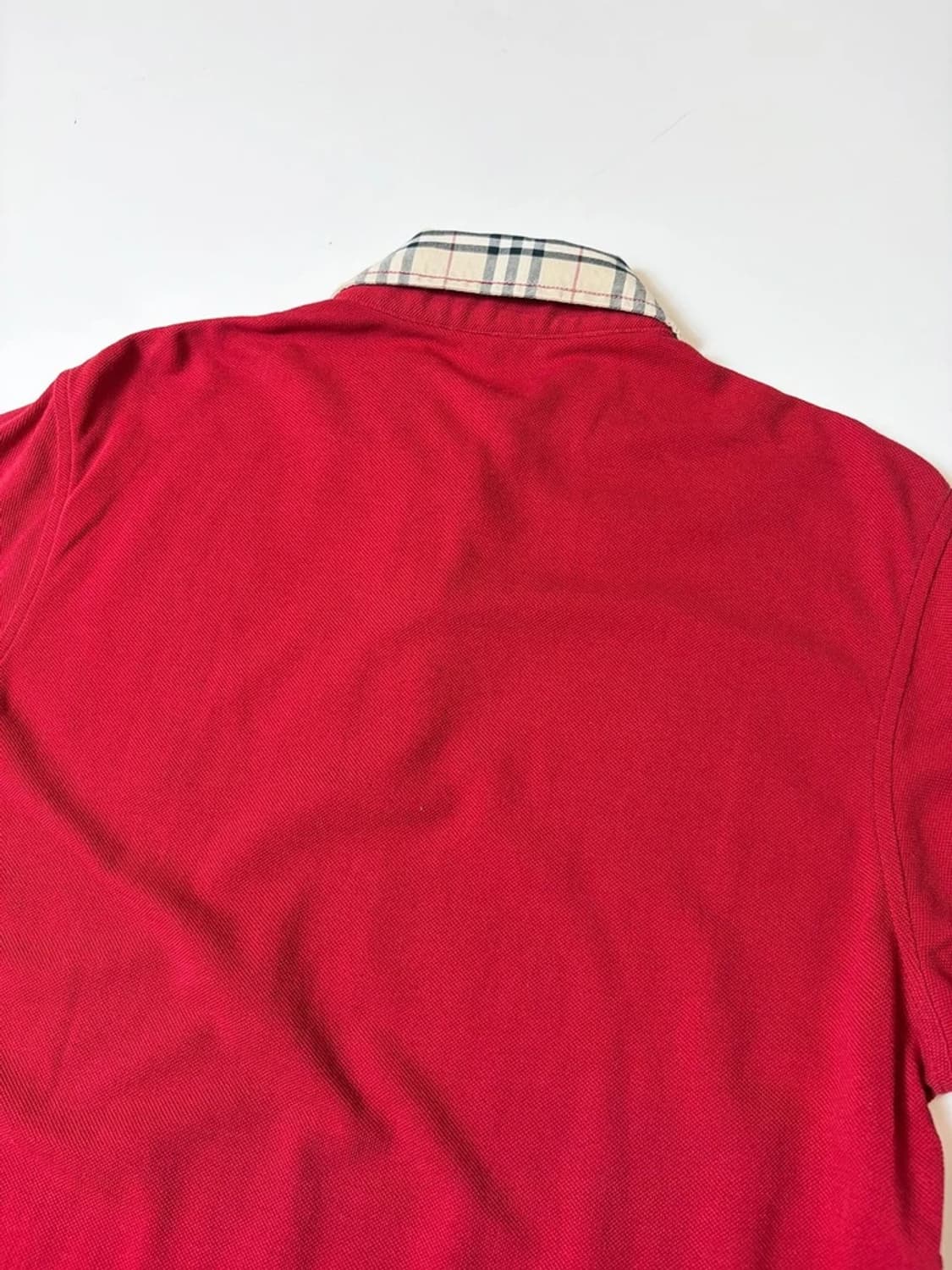 버버리 런던 노바체크 카라 반팔 티셔츠 PN9573 상품이미지5