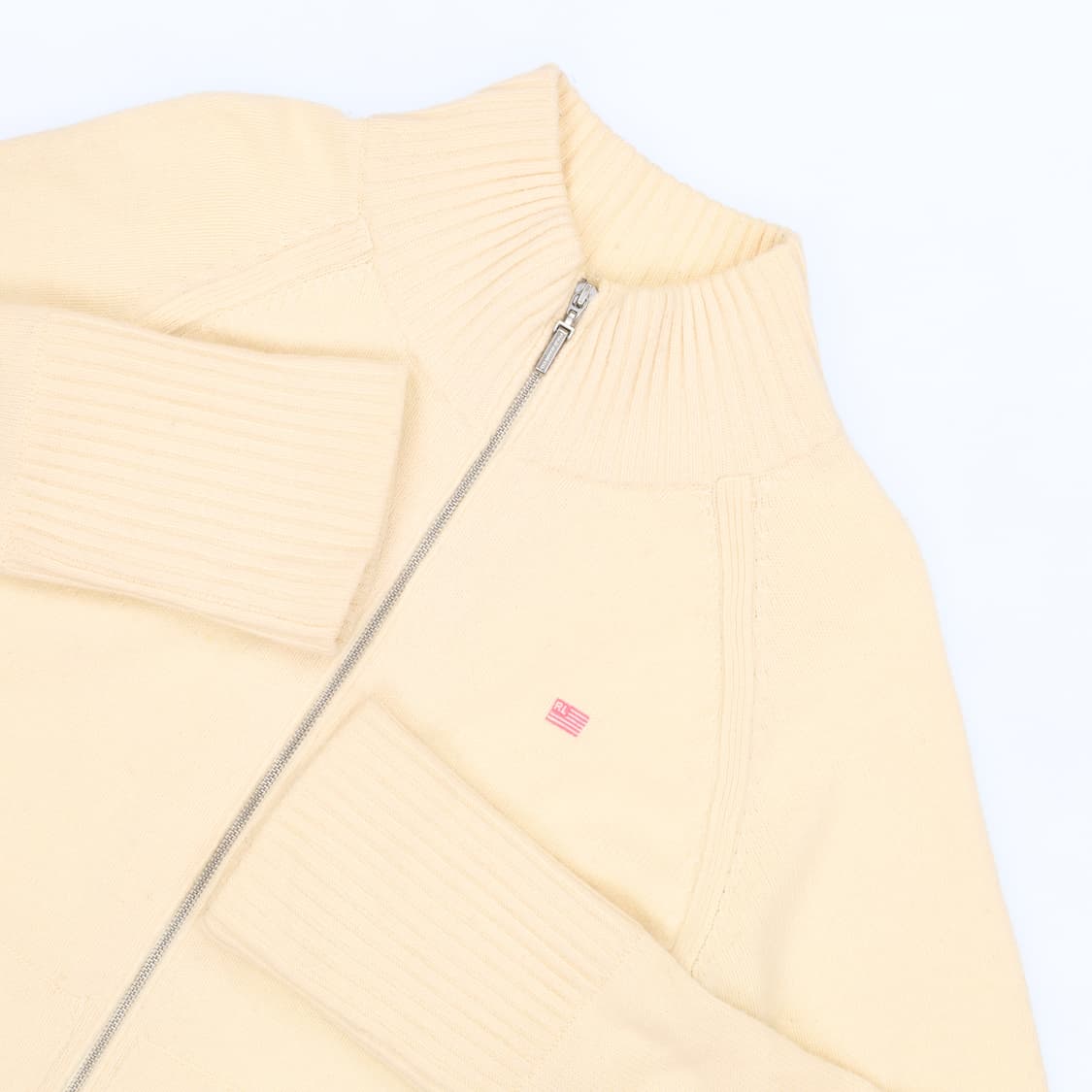 [M] 폴로 랄프로렌 여성 캐시미어 성조기 니트 집업 자켓 N6840 상품이미지3