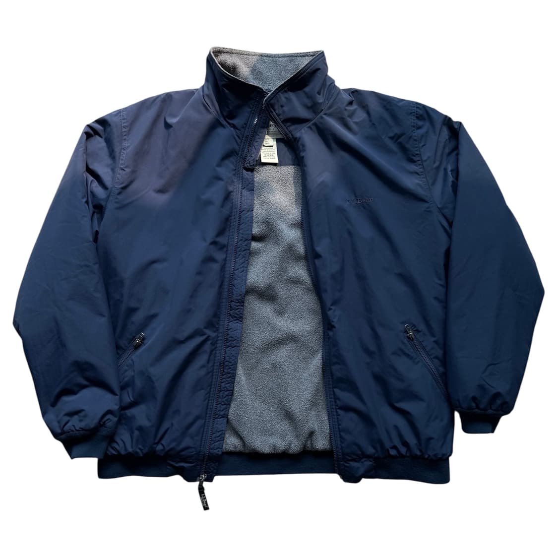 00s LL Bean 웜업 자켓 네이비 상품이미지3