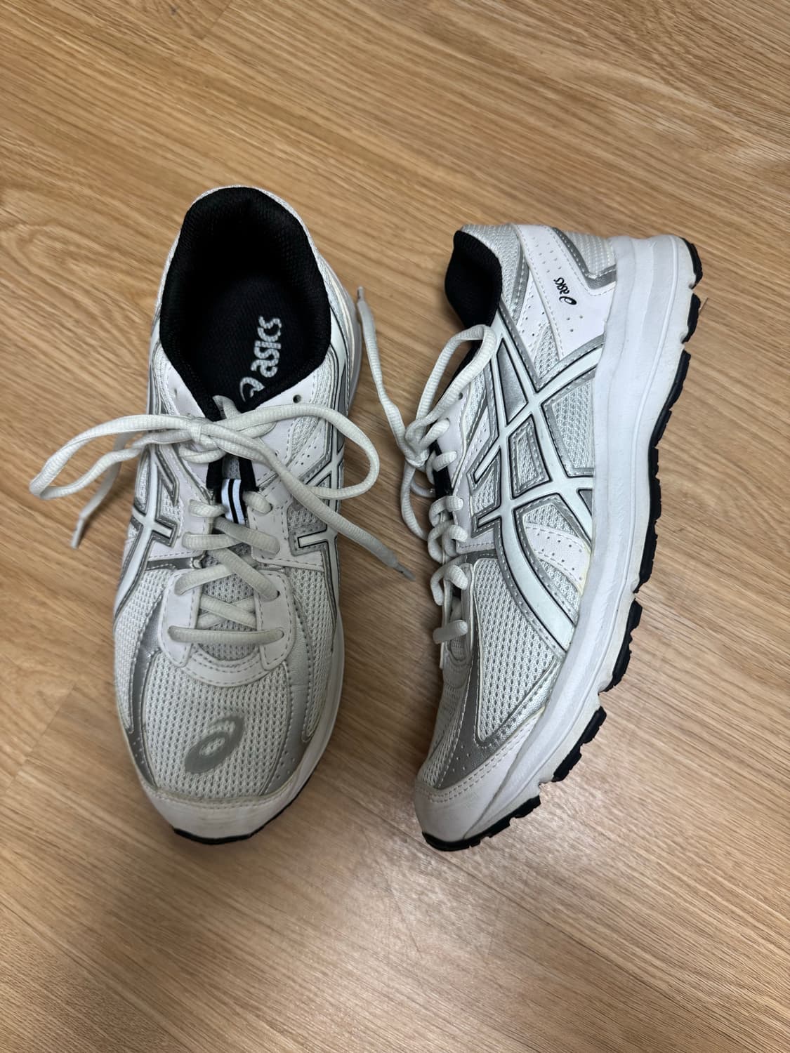 아식스 조그 100 S 화이트 - 2E 와이드 상품이미지1