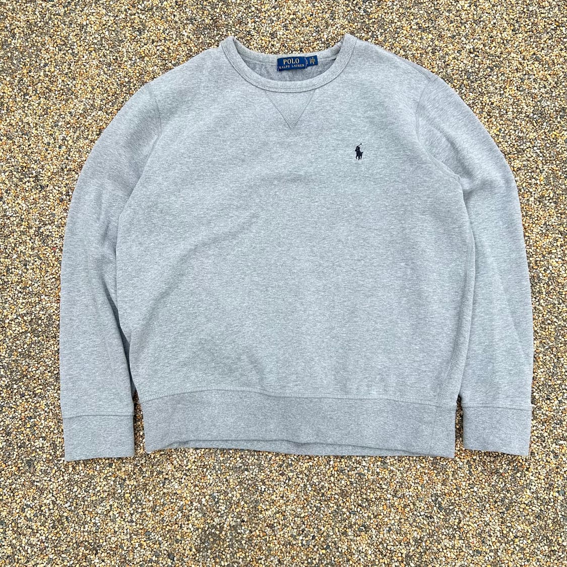 폴로(POLO RalphLauren)그레이 크루넥 맨투맨 상품이미지1