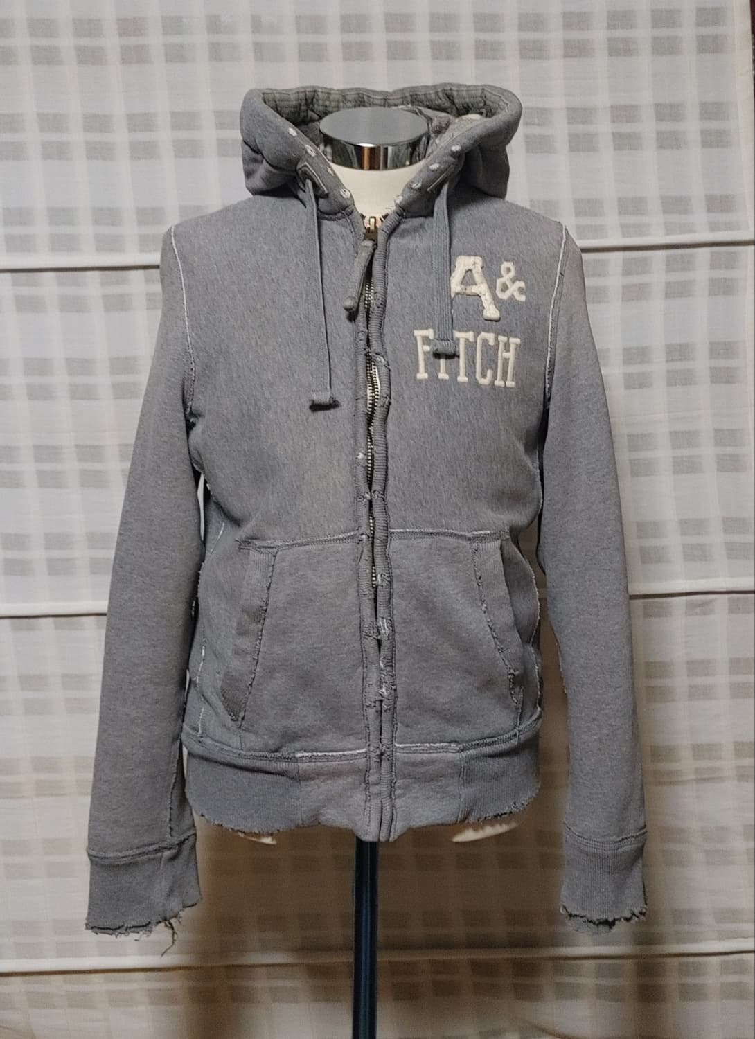 (Abercrombie) 아베크롬비 그레이 후드 집업 S (95) 상품이미지4