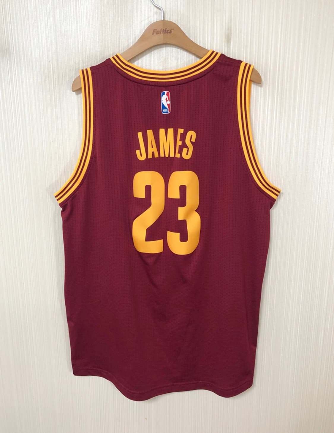 NBA 아디다스 클리블랜드캐벌리어스 스윙맨져지 XL #23 르브론제임스 상품이미지9