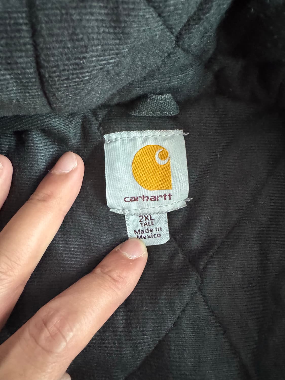칼하트 J130 샌드스톤 엑티브자켓 블랙 2XL 상품이미지3
