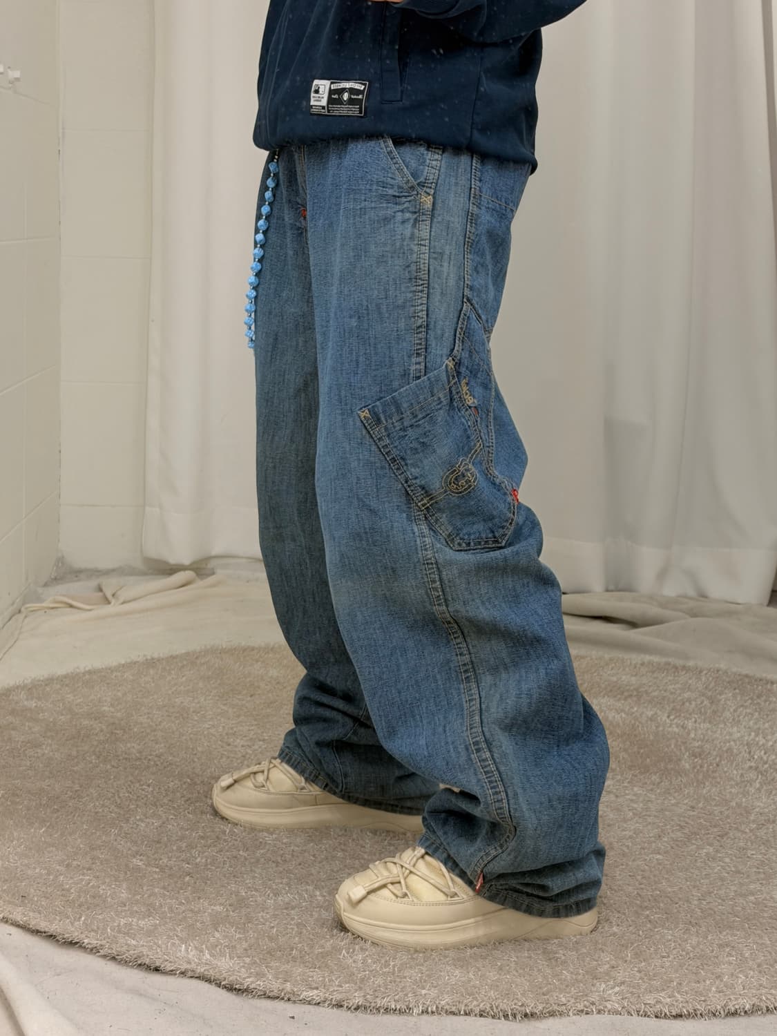 에코 언리미티드 사이드 포켓 데님 힙합 팬츠 상품이미지3