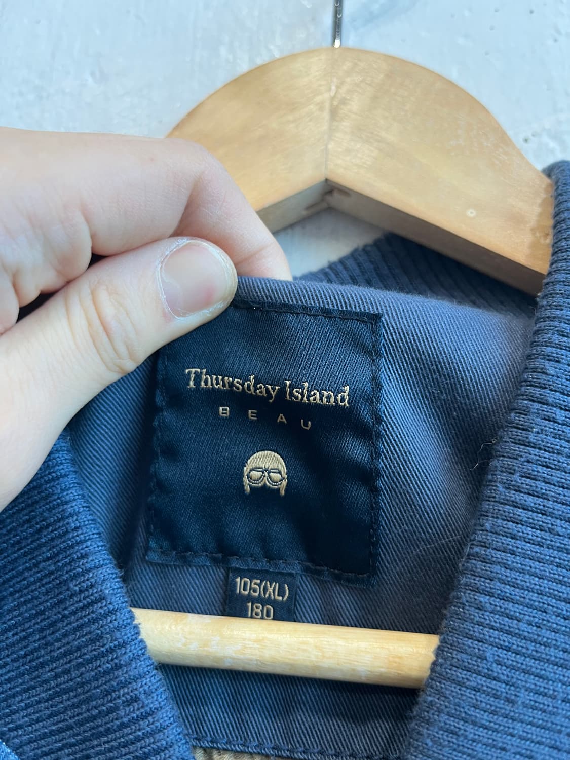 써스데이아일랜드 데님 바시티 자켓 105 상품이미지5