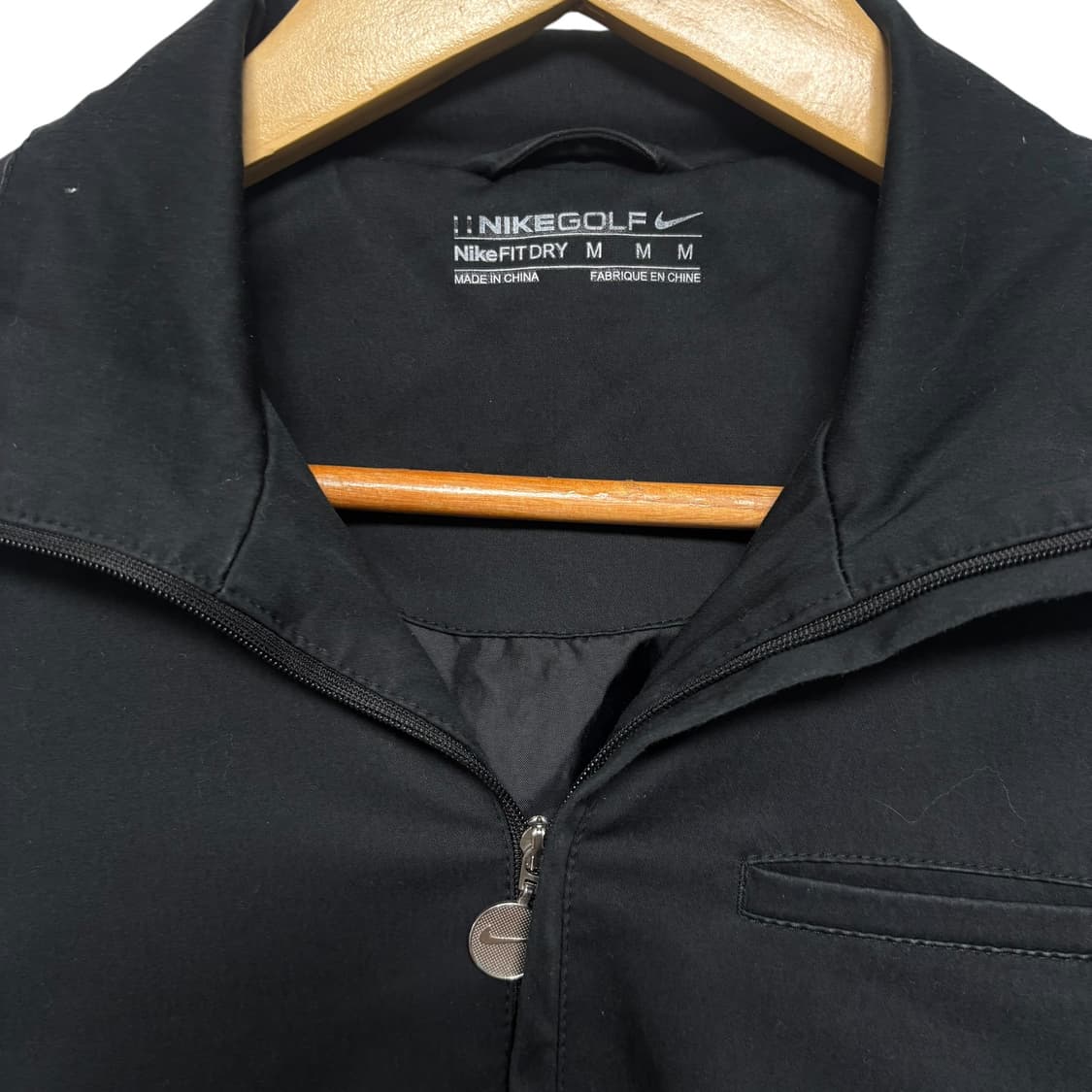 3853 나이키 골프 블랙 드라이핏 크롭자켓 상품이미지3