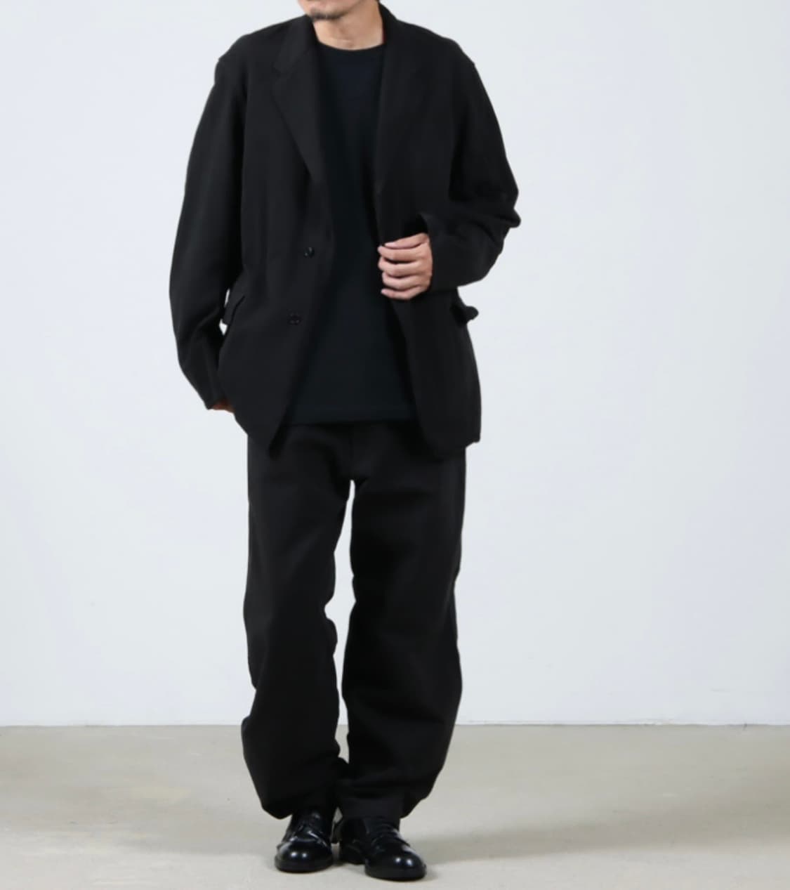 [2] 코모리 24시즌 가먼트다잉 셋업 블랙 상품이미지2