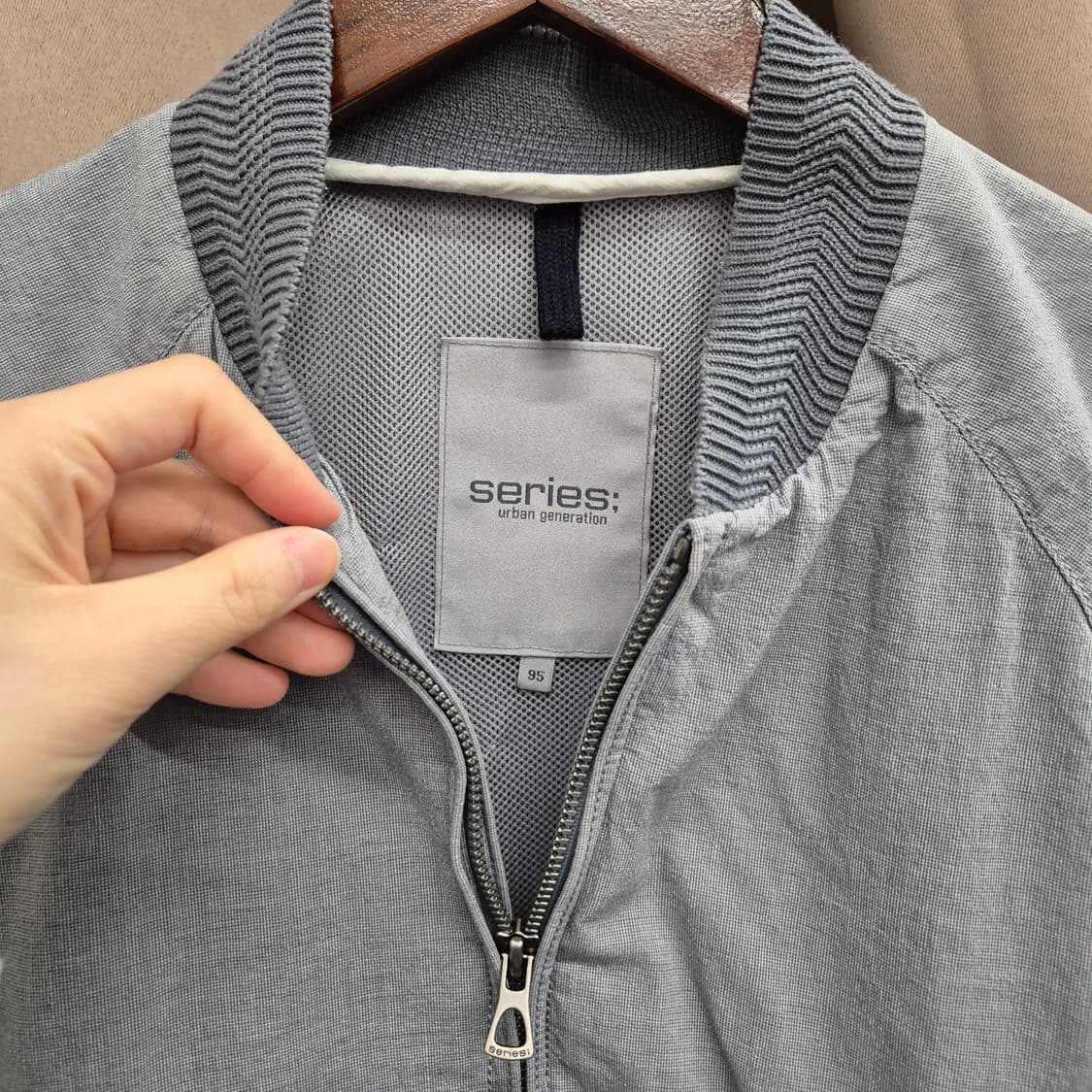 시리즈 린넨 혼방 블루종 자켓 95 상품이미지3