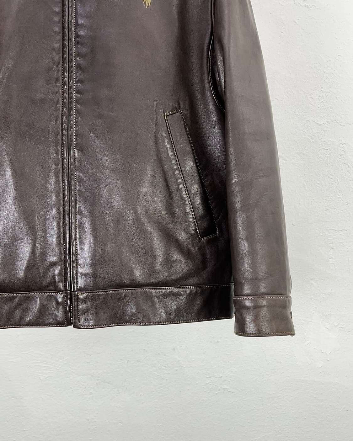 폴로 랄프로렌 브라운 맥스 웰 쉽 레더 블루종 자켓 상품이미지6