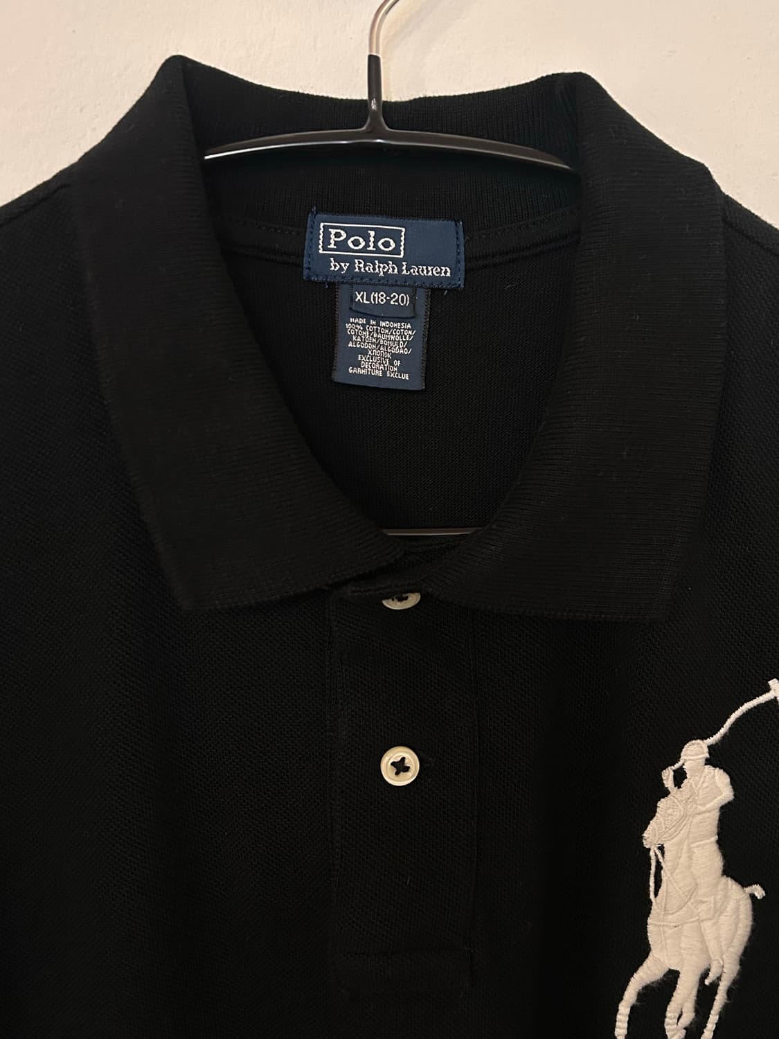 폴로 랄프로렌 빅포니 블랙 XL(실측 100)카라티 상품이미지2