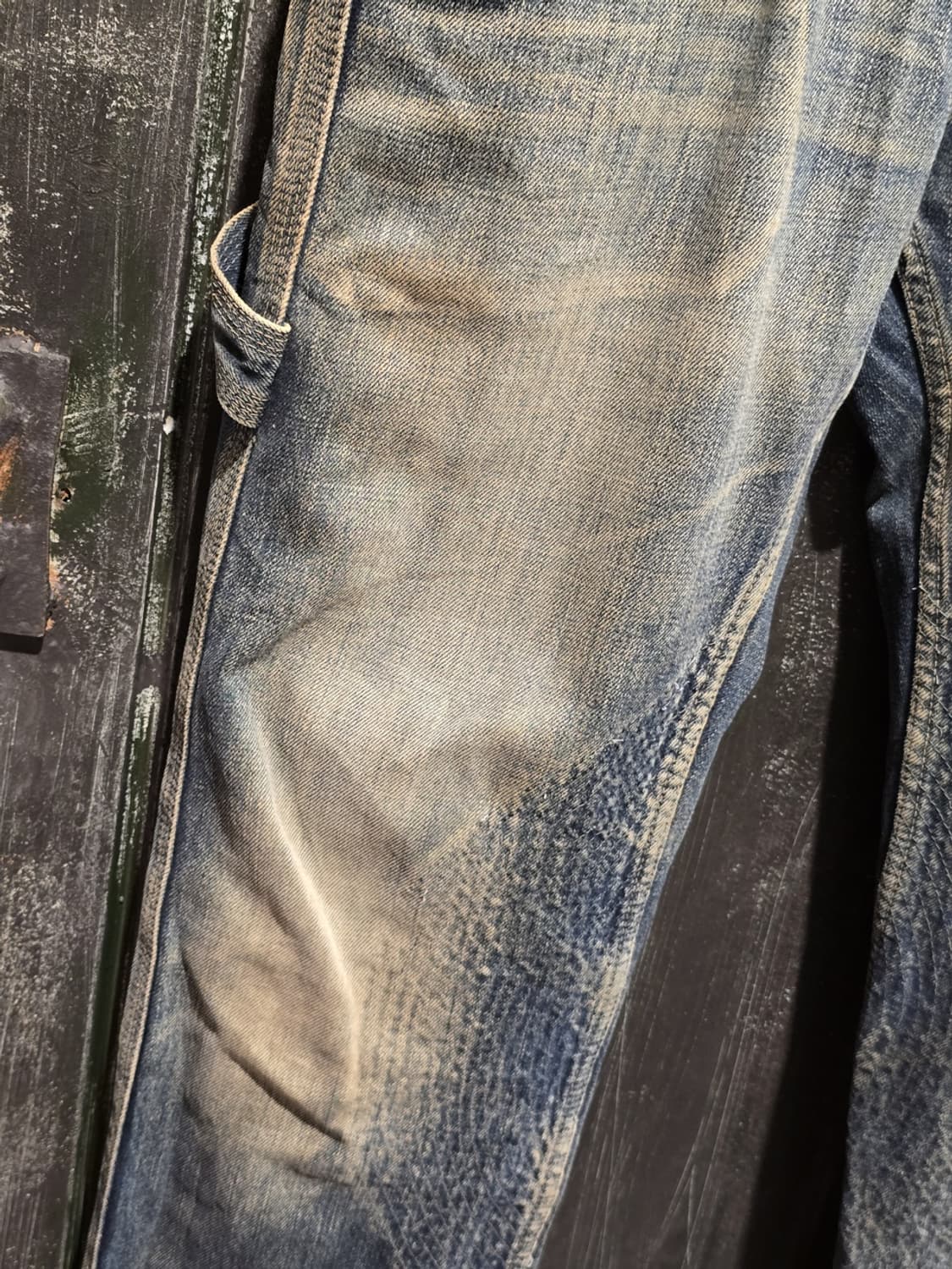 Light Washed Loose Fit Cargo Denim Pants 상품이미지4