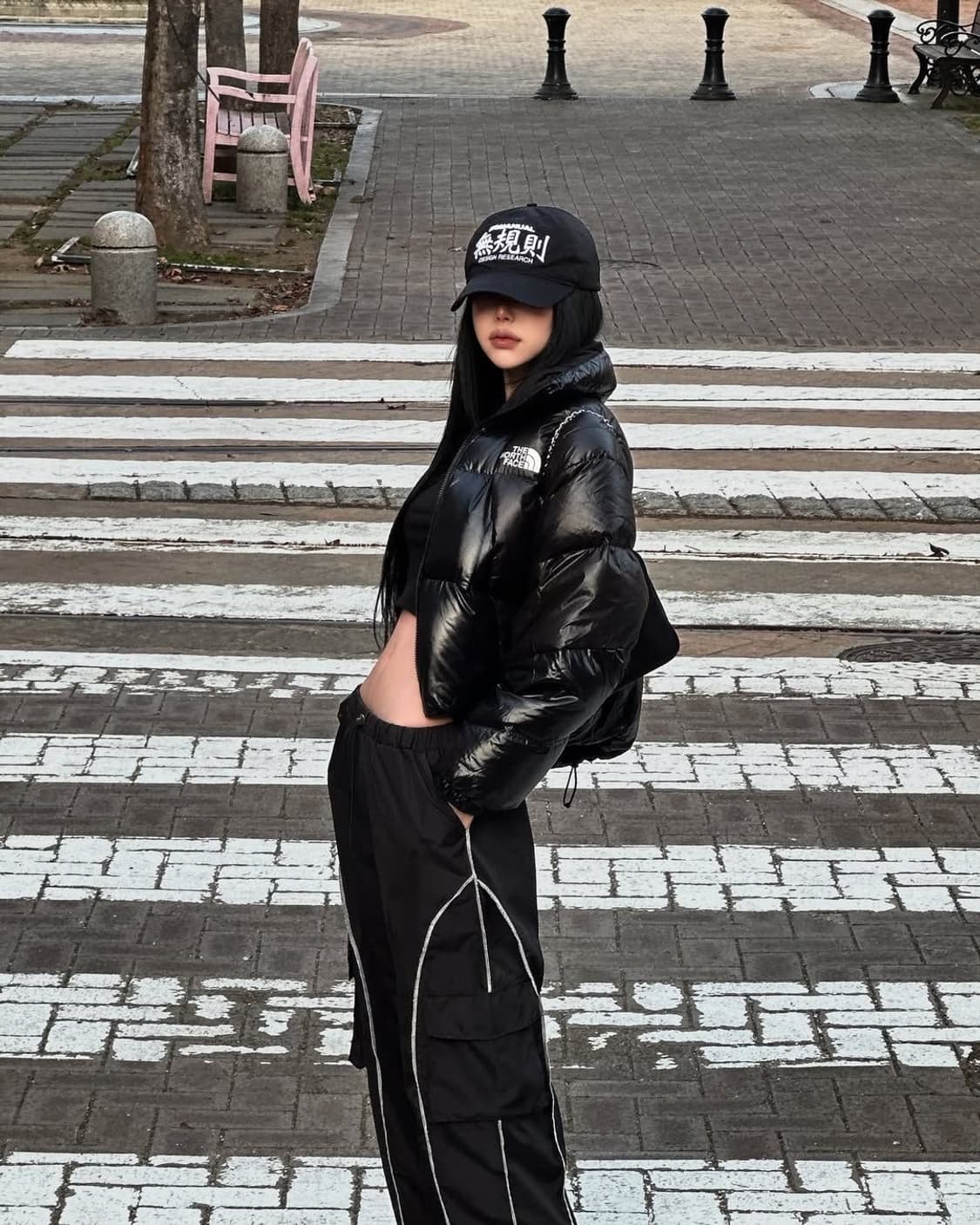 노스페이스 눕시 숏 자켓패딩 M 상품이미지4