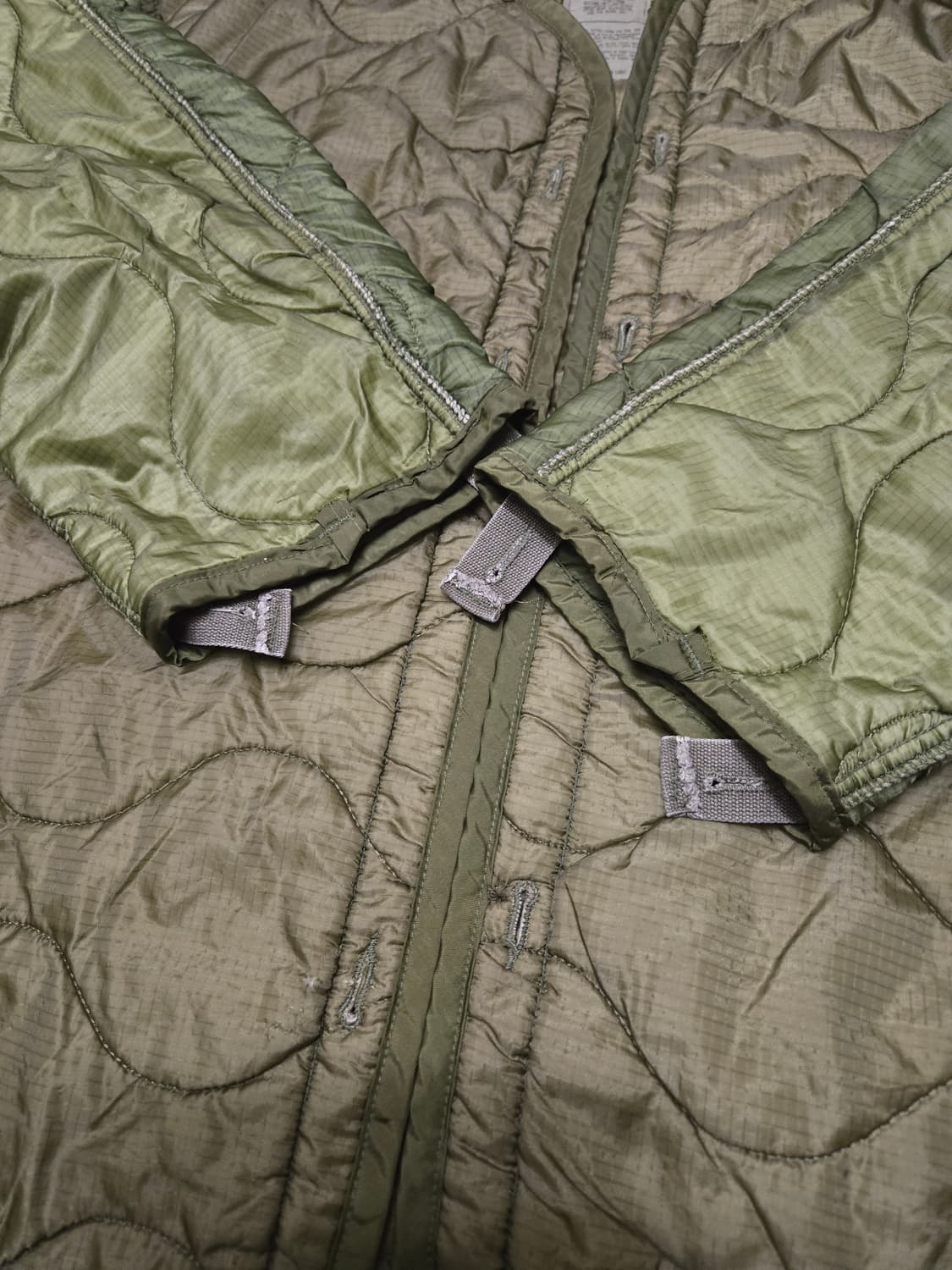 미군 오리지널 M65 필드자켓 라이너 (깔깔이) - XL 상품이미지4