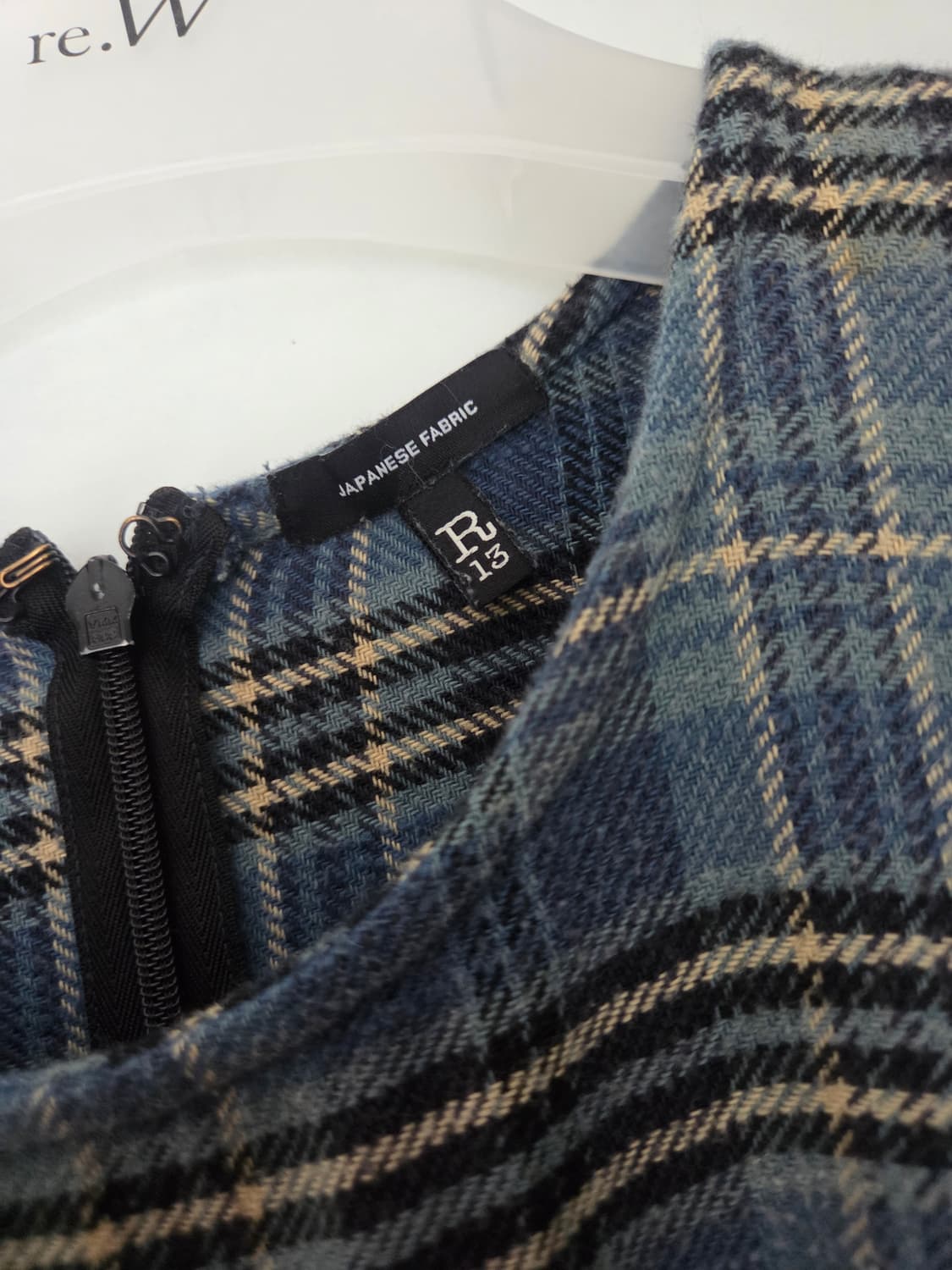 알써틴 R13 체크원피스 상품이미지6