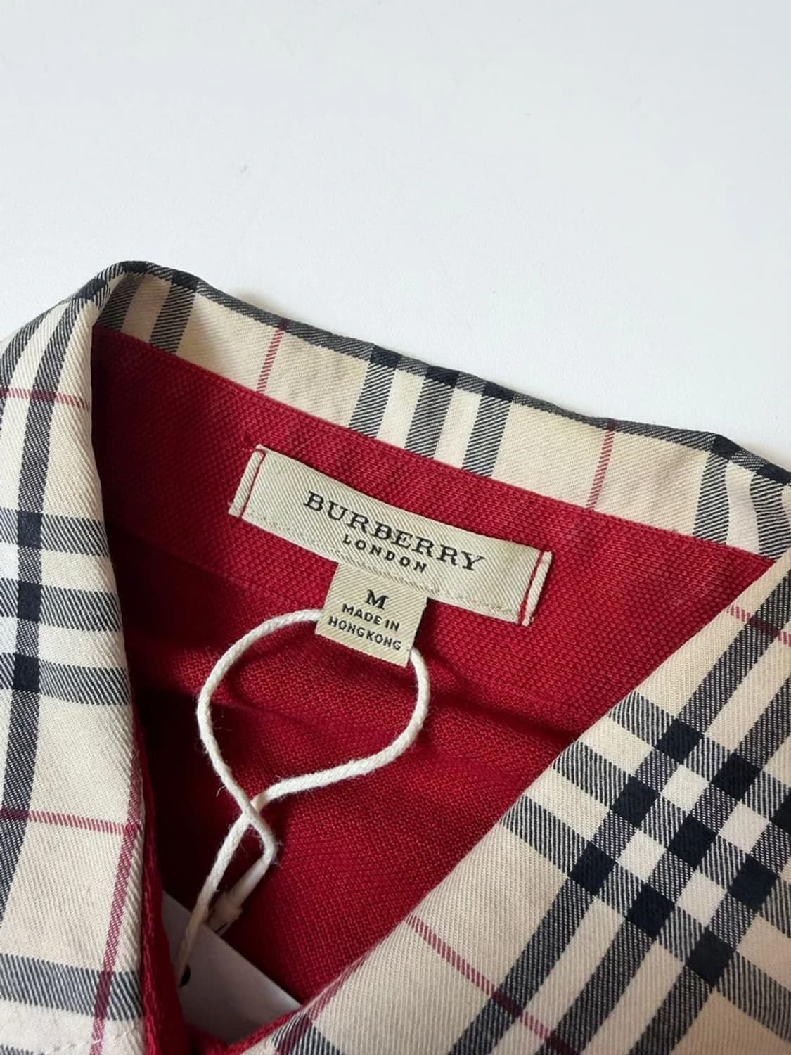 버버리 런던 노바체크 카라 반팔 티셔츠 PN9573 상품이미지6