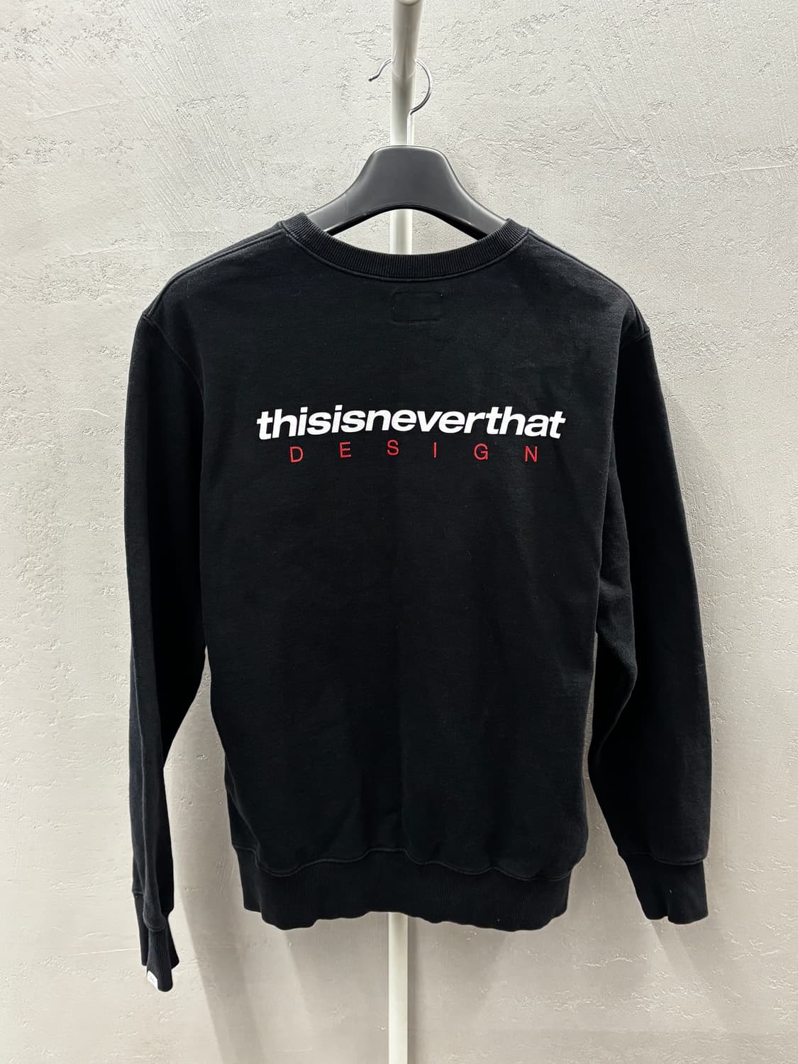 디스이즈네버댓 블랙 맨투맨 티셔츠 M 상품이미지7
