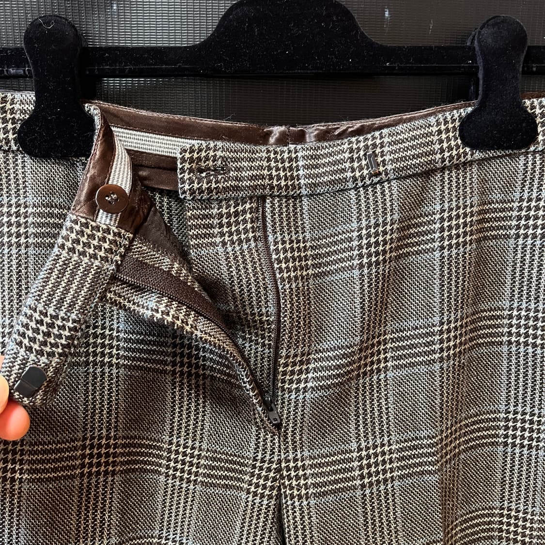 올드 아르마니 꼴레지오니 셋업 자켓-트라우저 체크 패턴 Made in I 상품이미지7