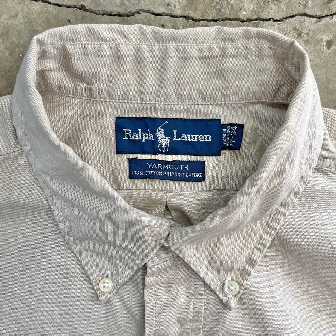 90's 폴로 핀포인트 옥스포드 셔츠 XL 상품이미지6