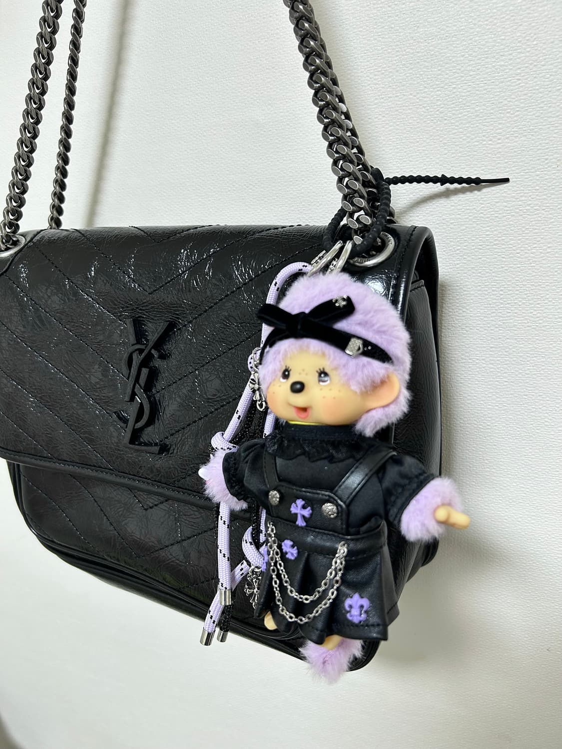 (8)정품몬치치💜힙한퍼플 고스걸 커스텀키링 상품이미지8