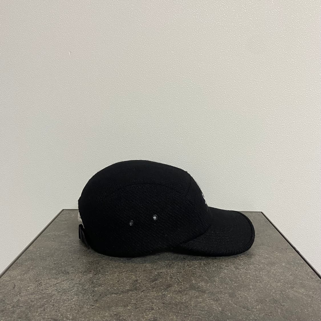 (OS) 슈프림 박스로고 캠프캡 모자 해리스트위드 블랙 상품이미지3