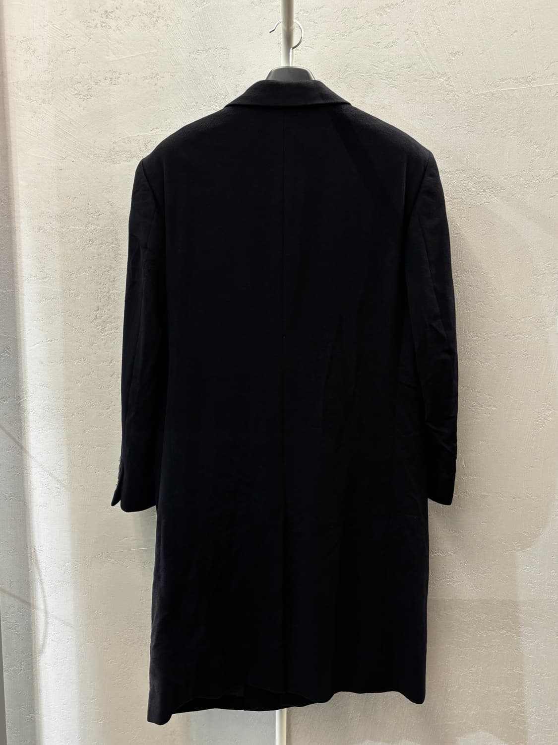 VALENTINO 클래식 캐시미어 100코트 블랙 L 상품이미지4