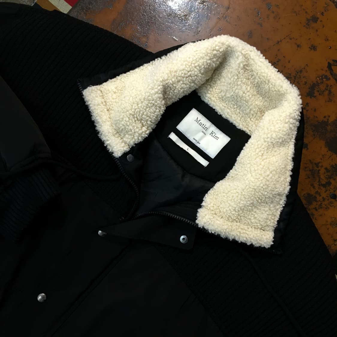 마뗑킴 블랙 맥시 오버핏 푸퍼 패딩 점퍼 여성 프리사이즈 상품이미지8