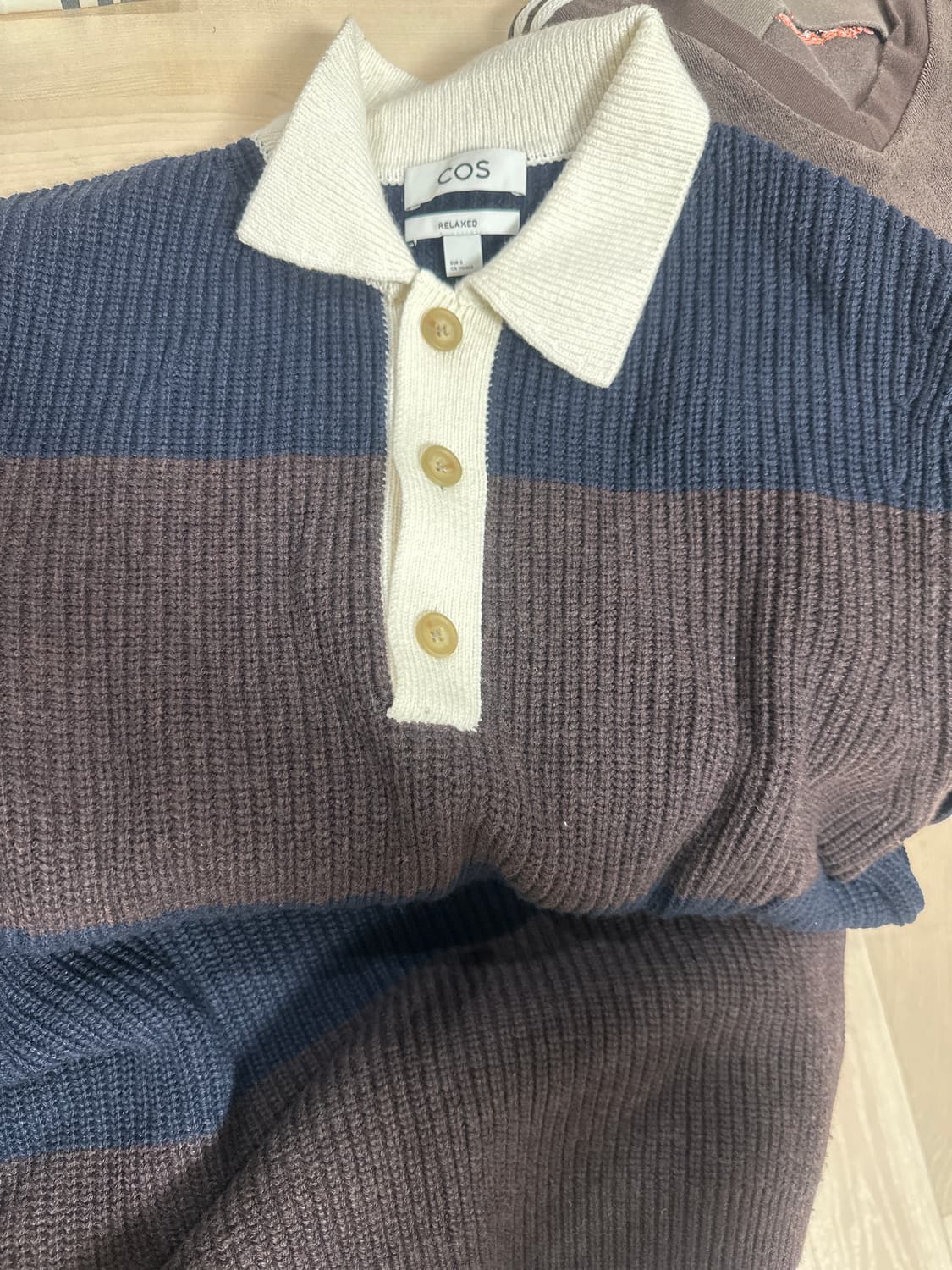 Cos 릴렉스드 핏 니트 셔츠 상품이미지2