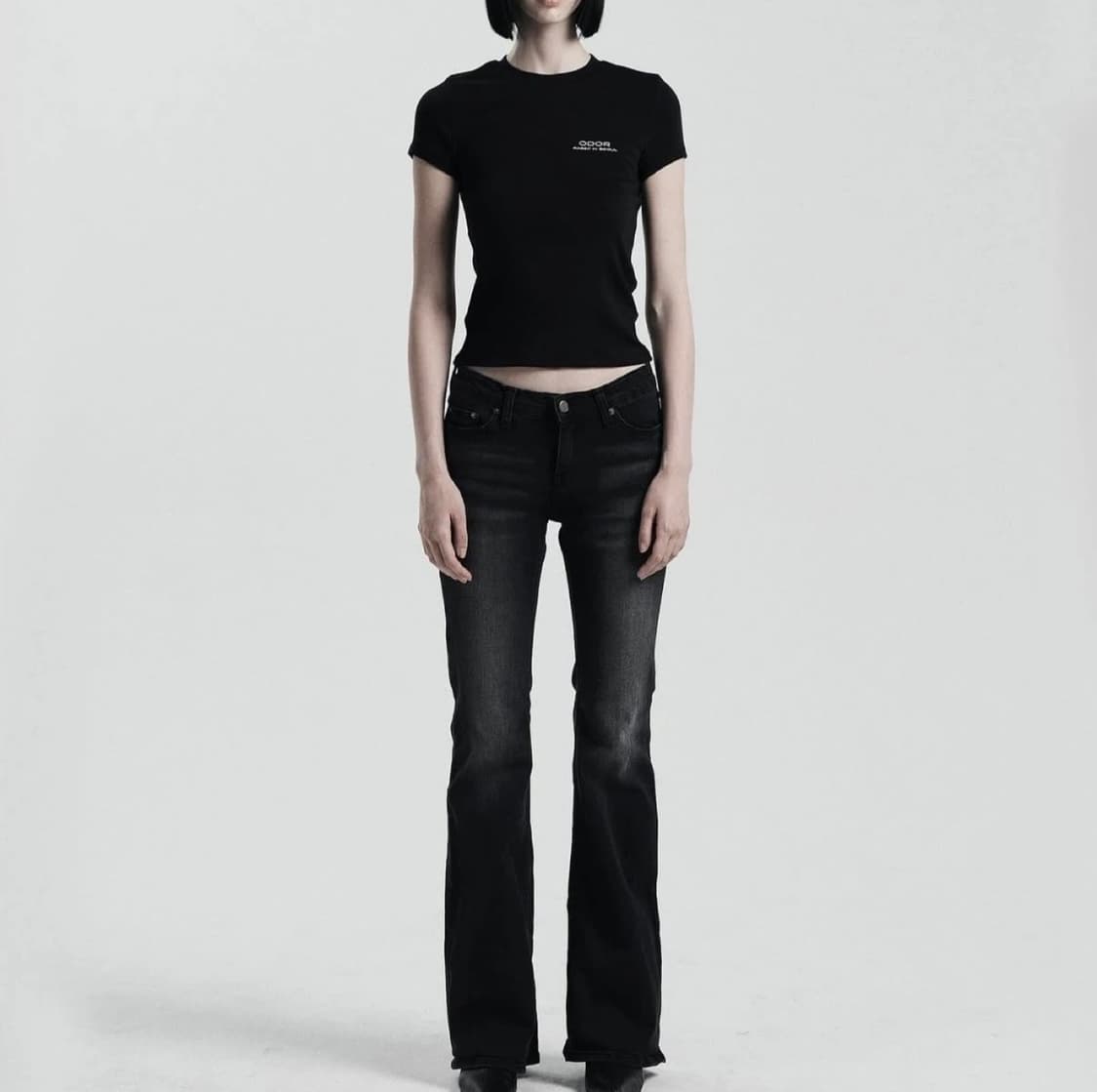 오도어 빈티지 로우진 블랙 3사이즈  상품이미지2