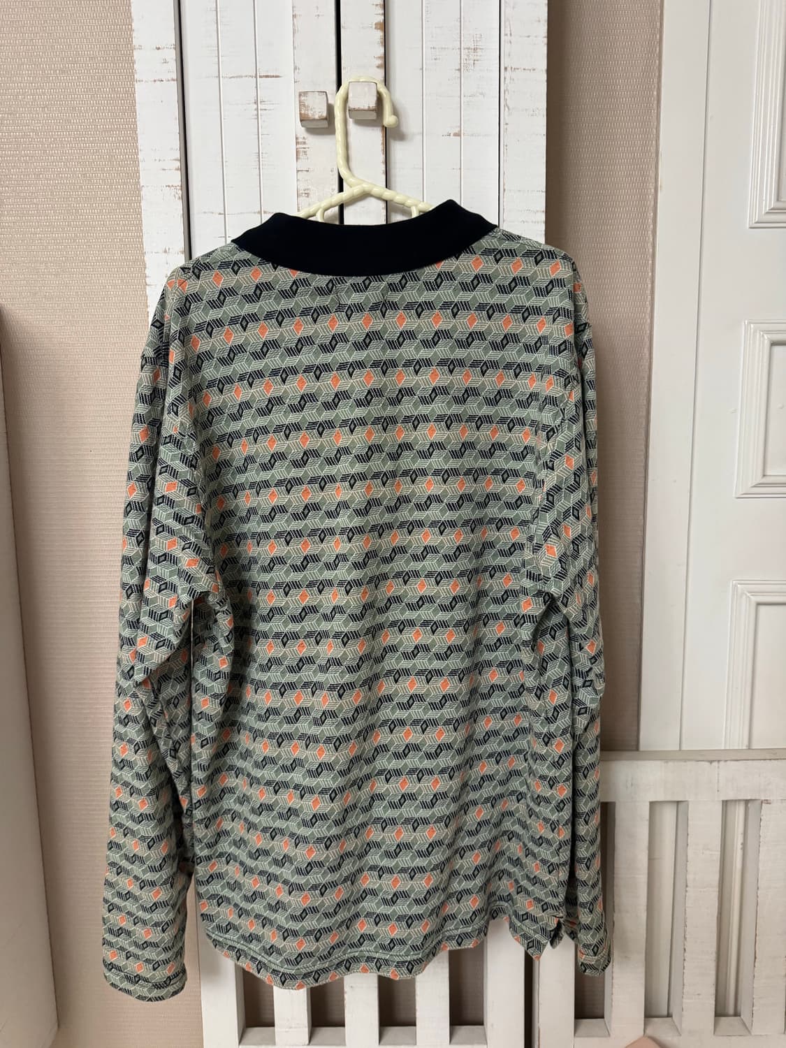 스투시 다이아몬드 패턴 폴로셔츠  올리브 상품이미지4