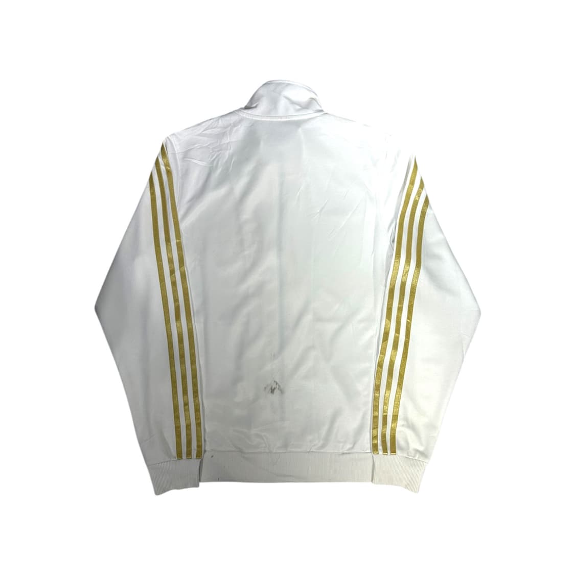 아디다스 화이트 골드 빅 로고 삼선 트랙탑 져지 M 상품이미지3