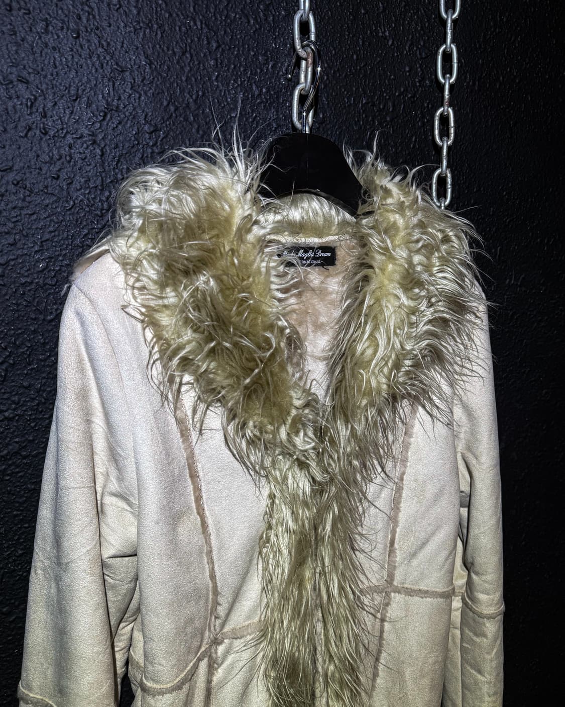 Faux Fur Trim Beige Jacket 상품이미지2