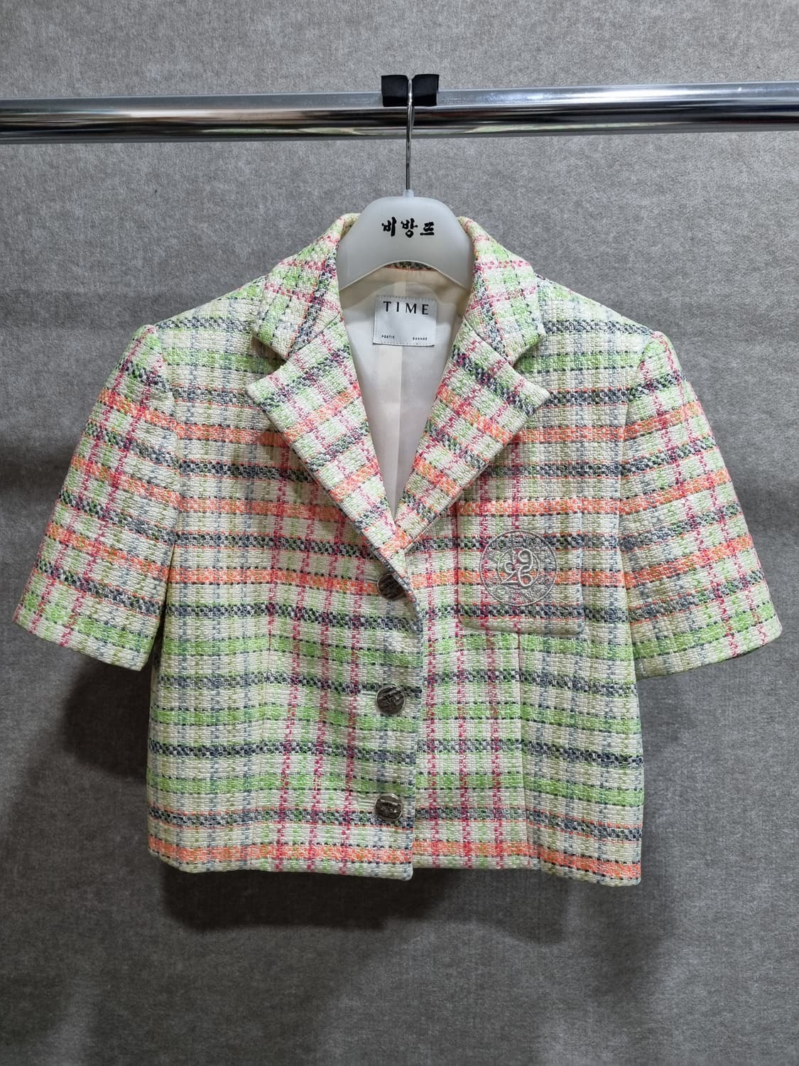 여성 55size 타임 크롭 자켓 상품이미지1