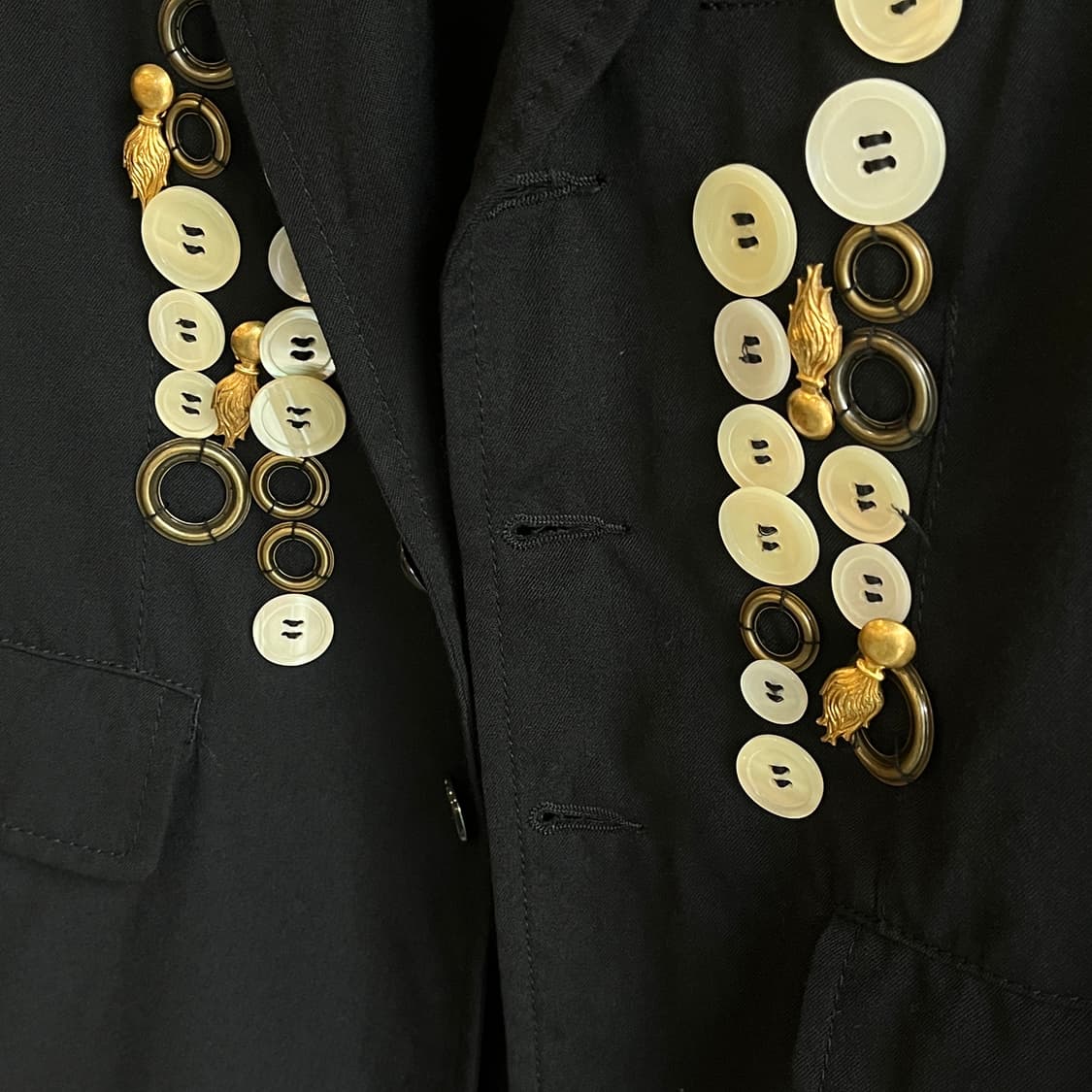 Comme Des Garcons Black wool coat ( ~55) 상품이미지7