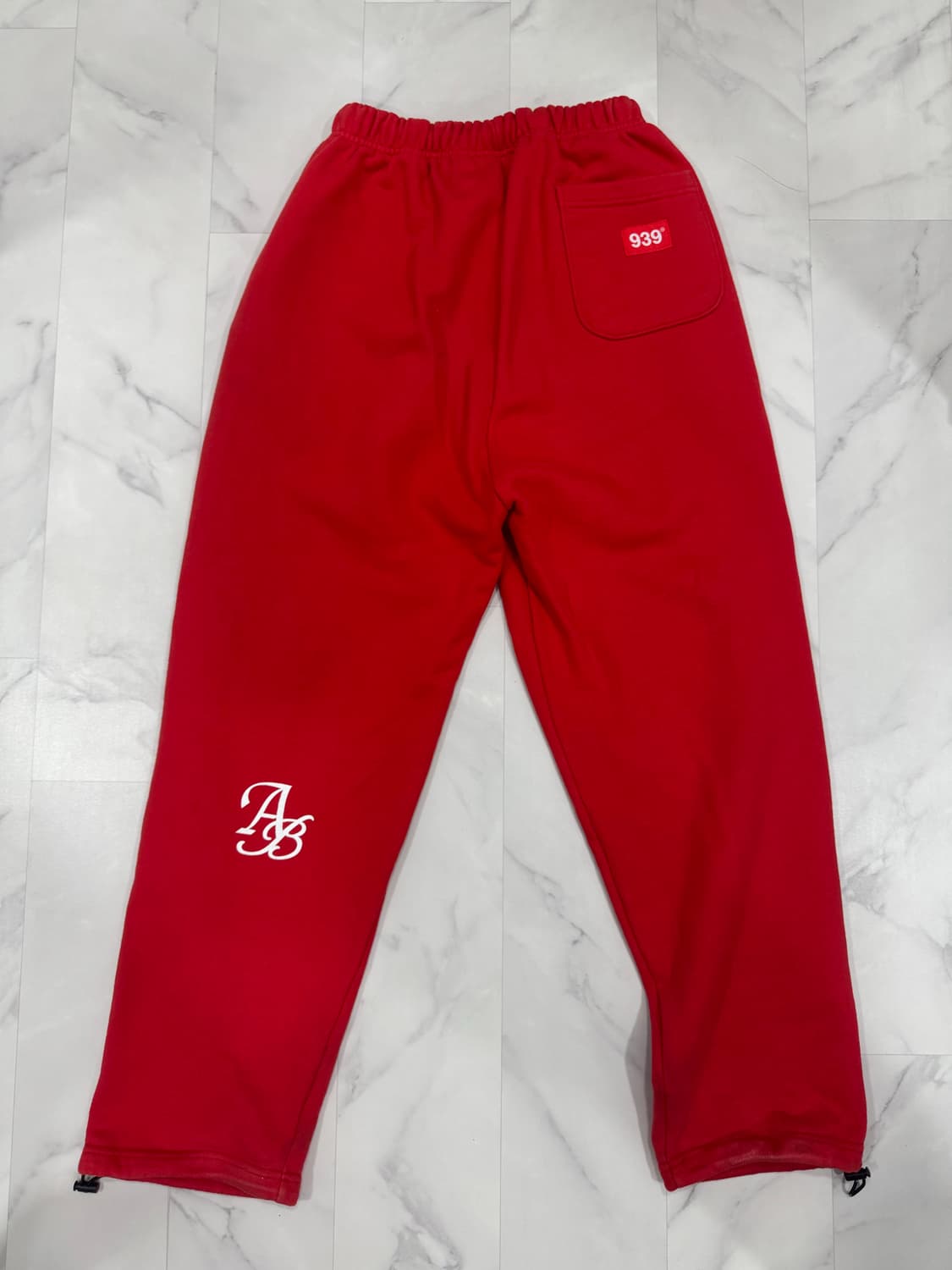 아카이브 볼드  939 스웻팬츠 레드 m사이즈 상품이미지2