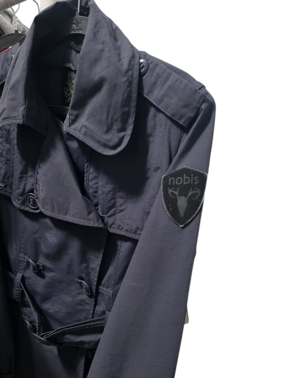 노비스 네이비 트렌치 코트 M 상품이미지3