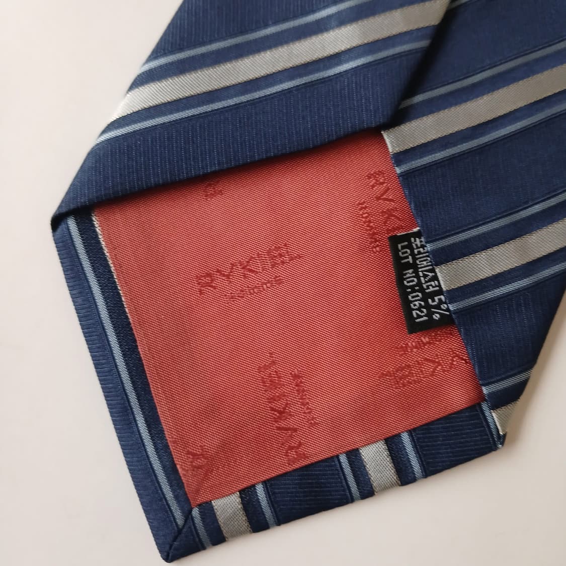 소니아 리키엘 네이비 스트라이프 넥타이 9.6cm A+등급 A19511
 상품이미지9