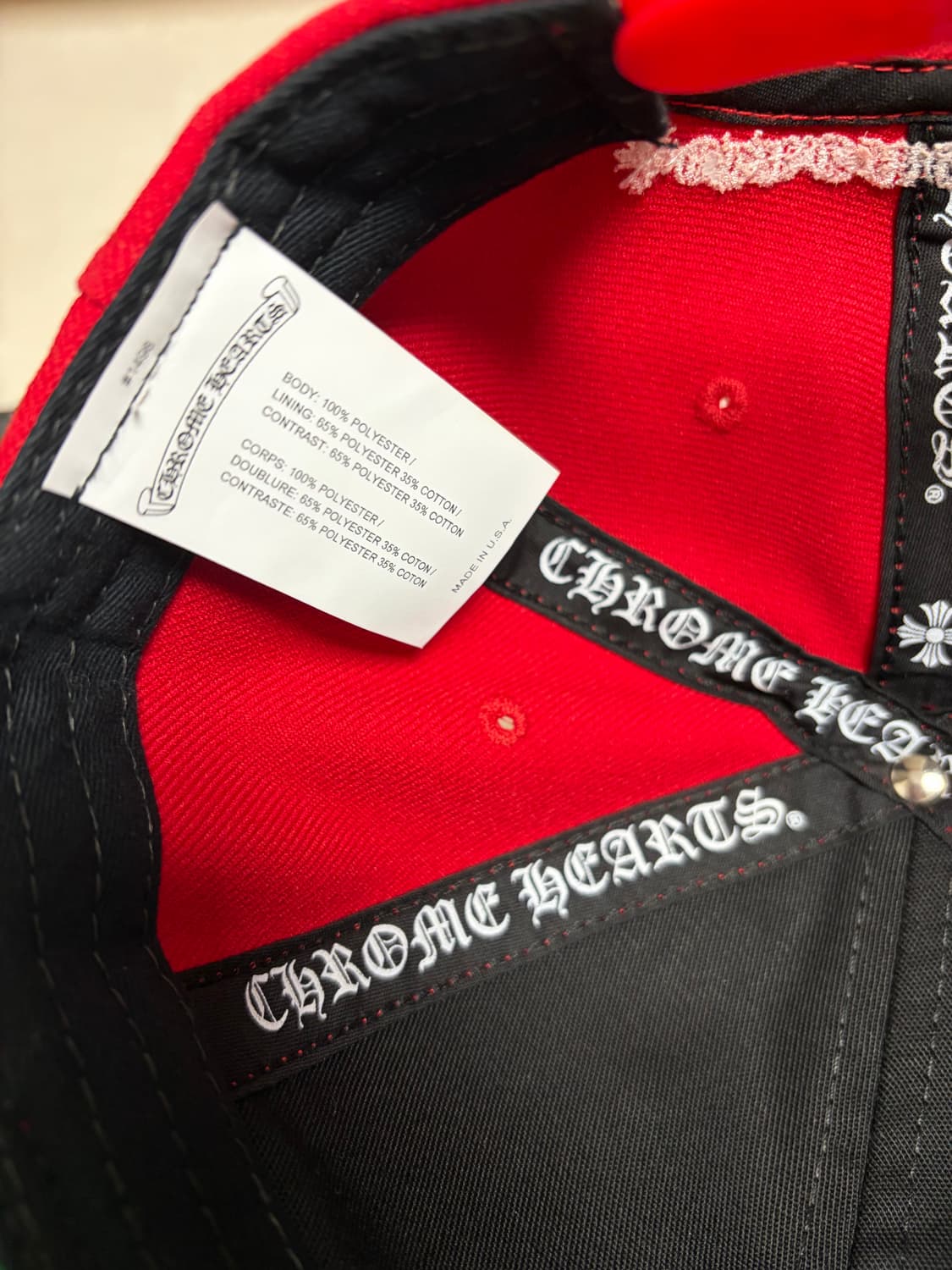 크롬하츠 자수 베이스볼캡 새제품 상품이미지3