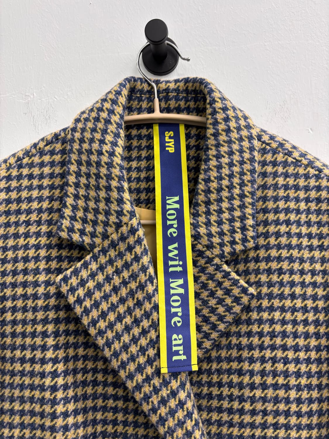 에스제이피 SJYP 하운드투스 체크 더블 브레스티드 자켓 상품이미지2